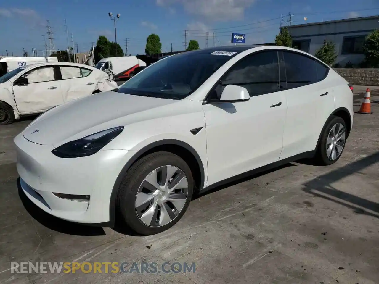 1 fotografías del automóvil dañado 7SAYGDEE2RF090540 TESLA MODEL Y 2024