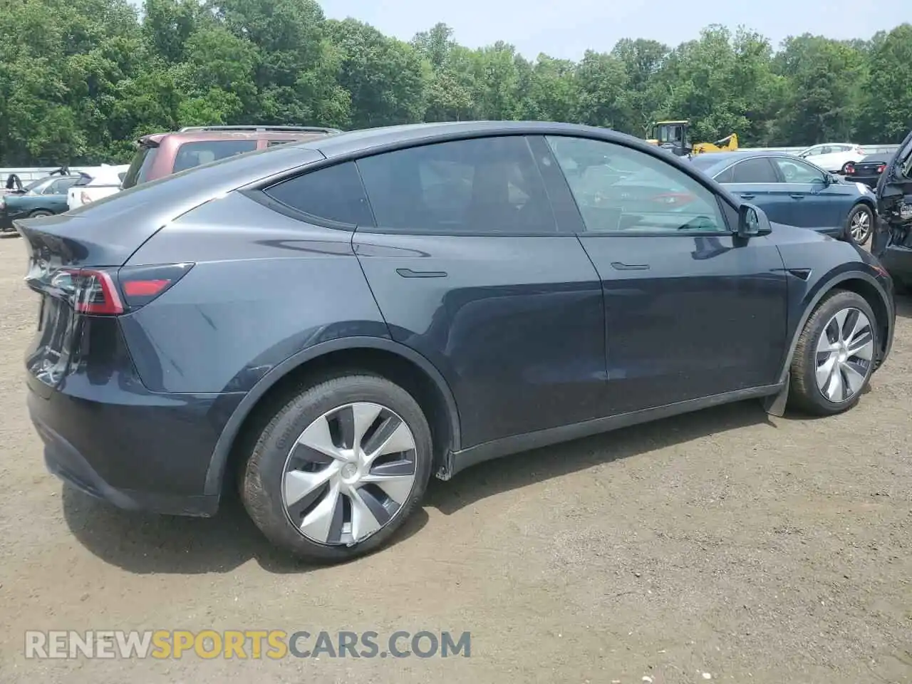 3 fotografías del automóvil dañado 7SAYGDEE2RF986871 TESLA MODEL Y 2024