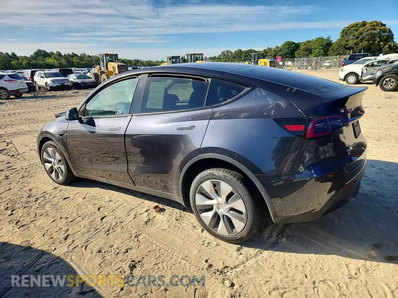 2 fotografías del automóvil dañado 7SAYGDEE3RA222671 TESLA MODEL Y 2024