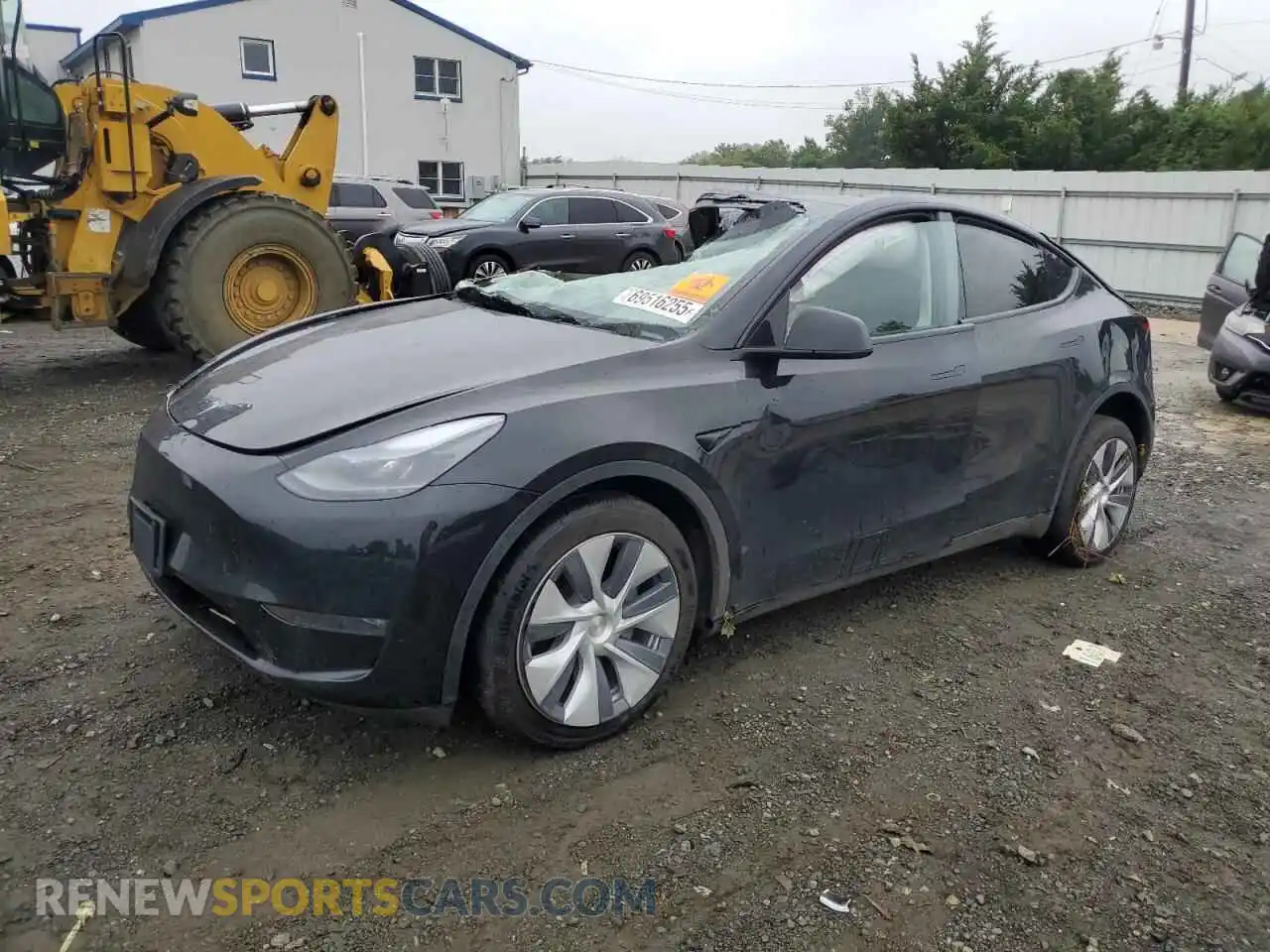 1 Photograph of a damaged car 7SAYGDEE3RA245075 TESLA MODEL Y 2024
