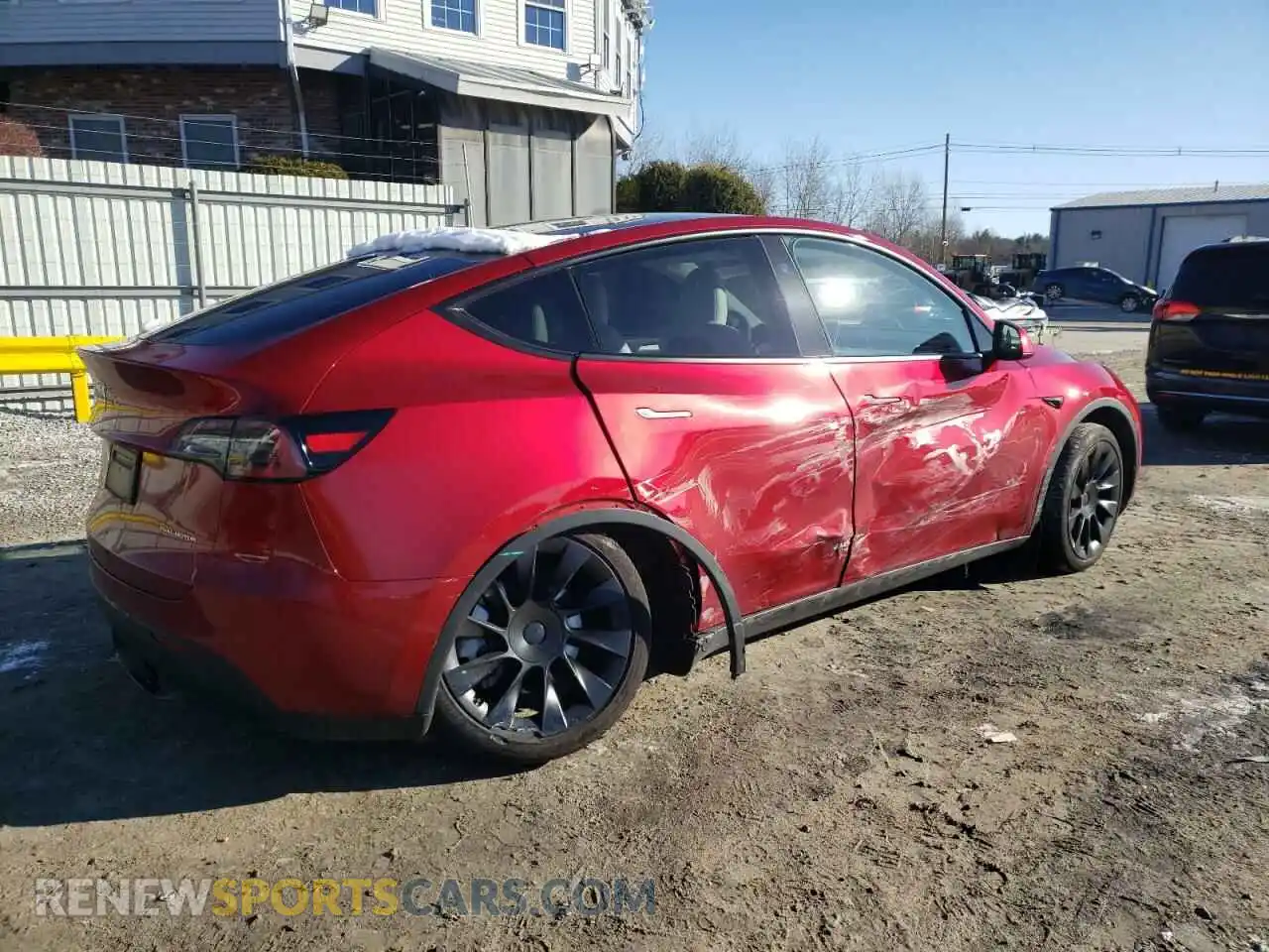 3 Photograph of a damaged car 7SAYGDEE3RA247294 TESLA MODEL Y 2024