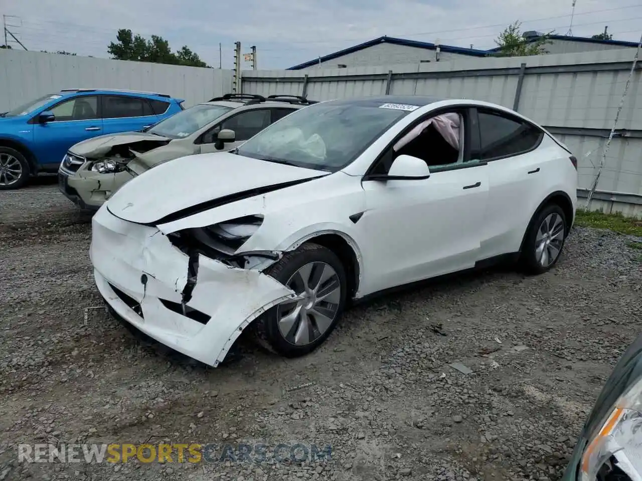 1 Photograph of a damaged car 7SAYGDEE3RA262264 TESLA MODEL Y 2024