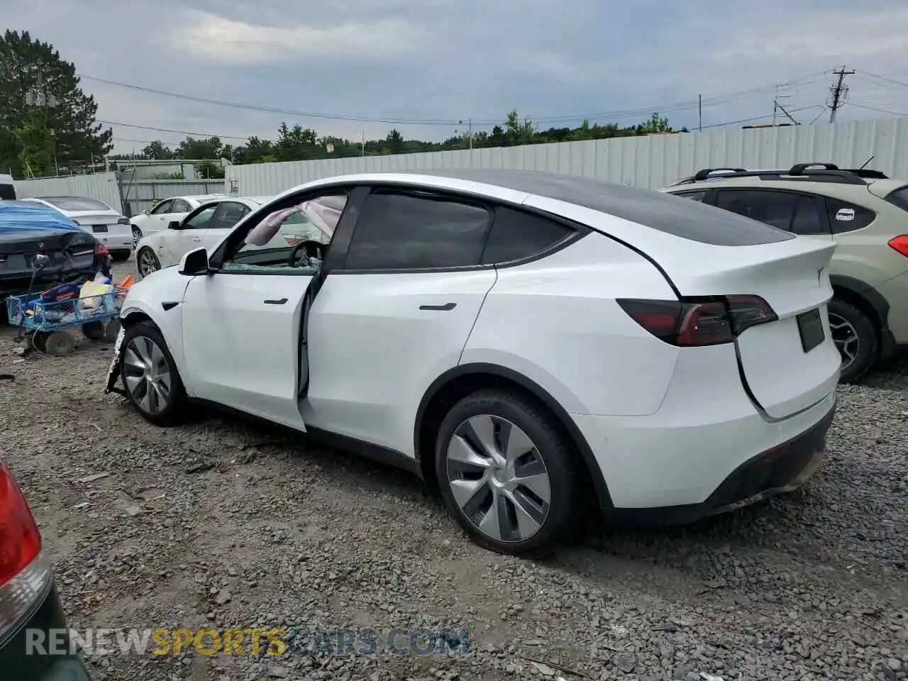 2 Photograph of a damaged car 7SAYGDEE3RA262264 TESLA MODEL Y 2024