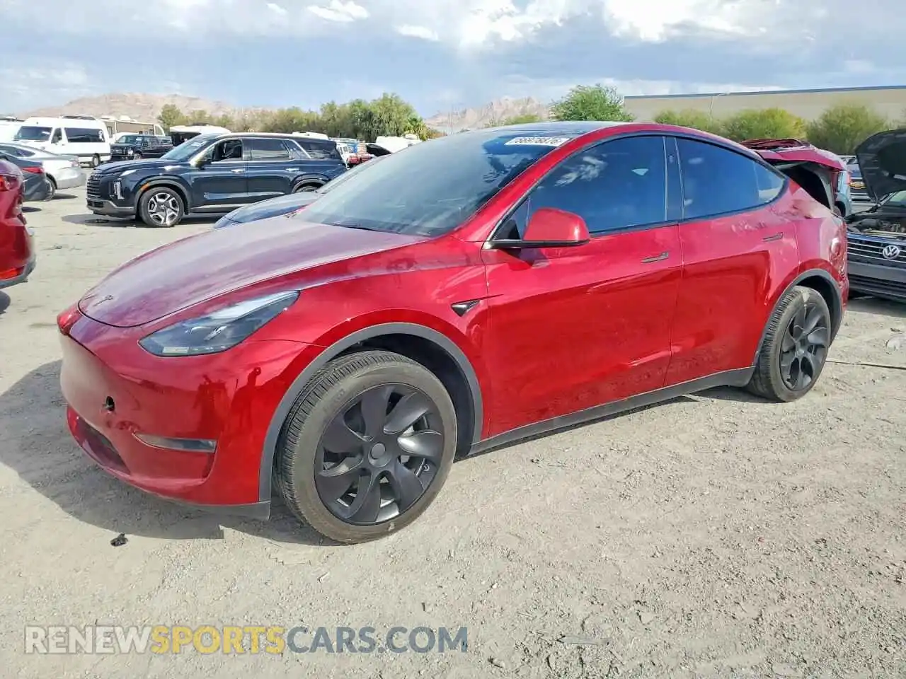 1 Фотография поврежденного автомобиля 7SAYGDEE3RA276147 TESLA MODEL Y 2024