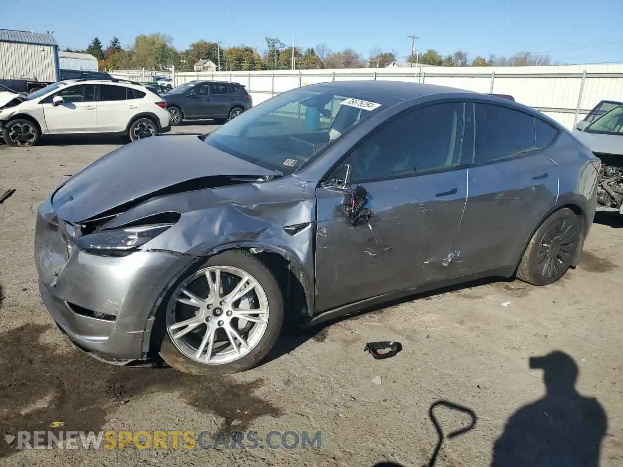 1 Photograph of a damaged car 7SAYGDEE3RA279131 TESLA MODEL Y 2024