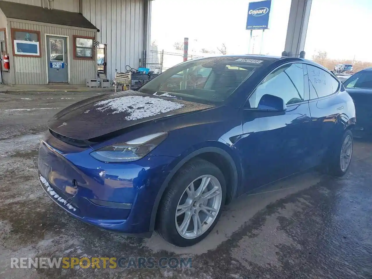 1 Photograph of a damaged car 7SAYGDEE3RA282692 TESLA MODEL Y 2024
