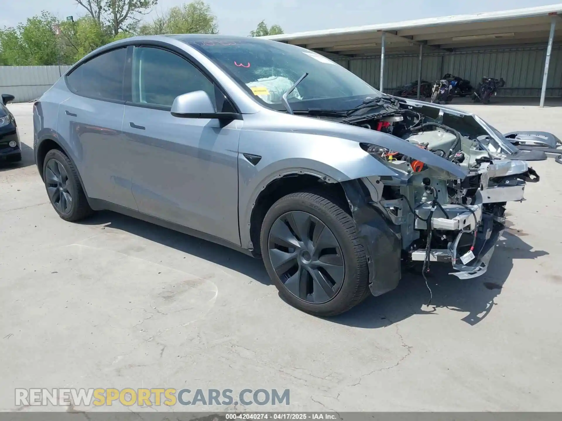 1 Photograph of a damaged car 7SAYGDEE3RA291313 TESLA MODEL Y 2024