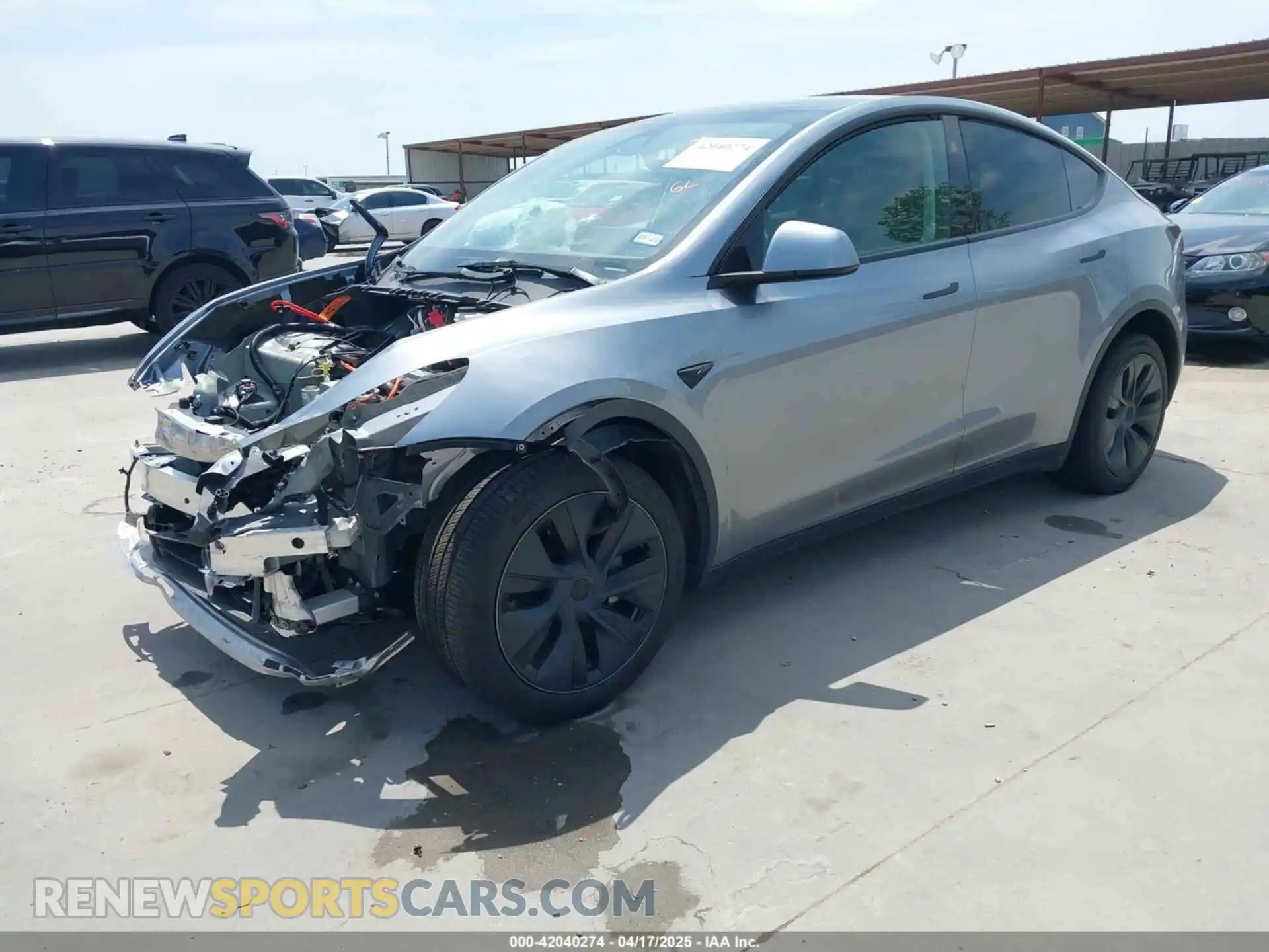 2 Photograph of a damaged car 7SAYGDEE3RA291313 TESLA MODEL Y 2024