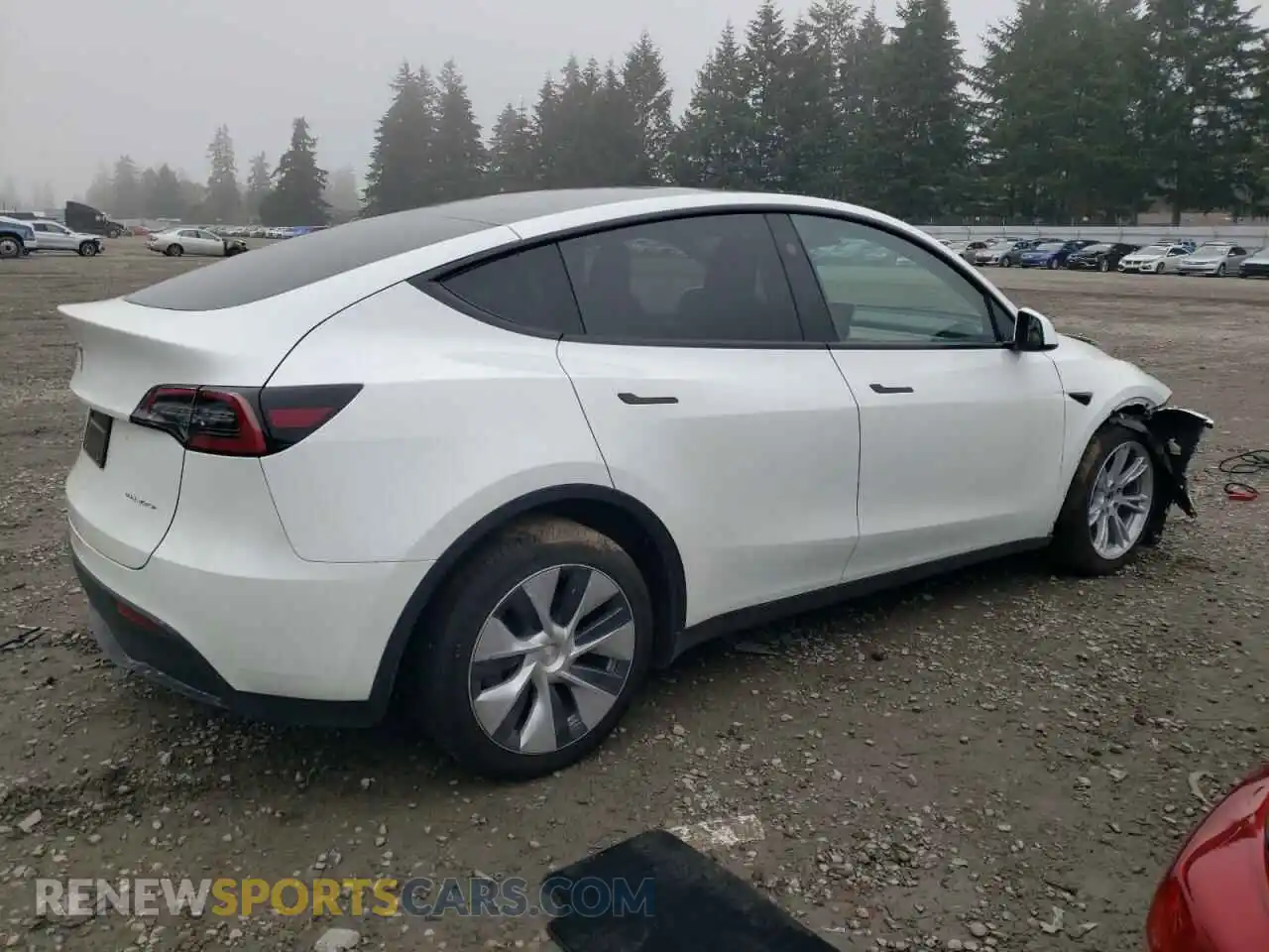 3 Photograph of a damaged car 7SAYGDEE3RF014812 TESLA MODEL Y 2024