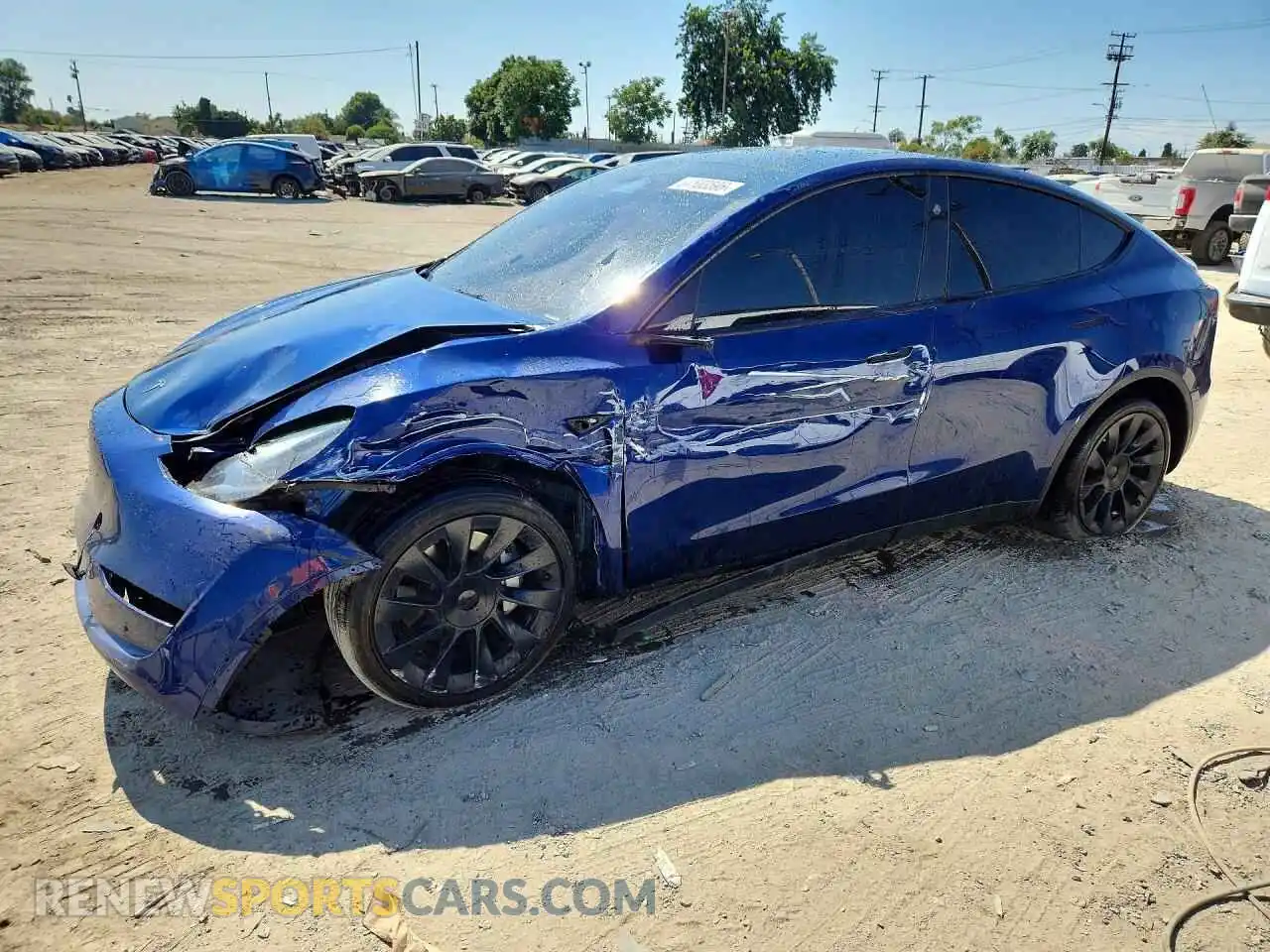 1 fotografías del automóvil dañado 7SAYGDEE3RF068448 TESLA MODEL Y 2024