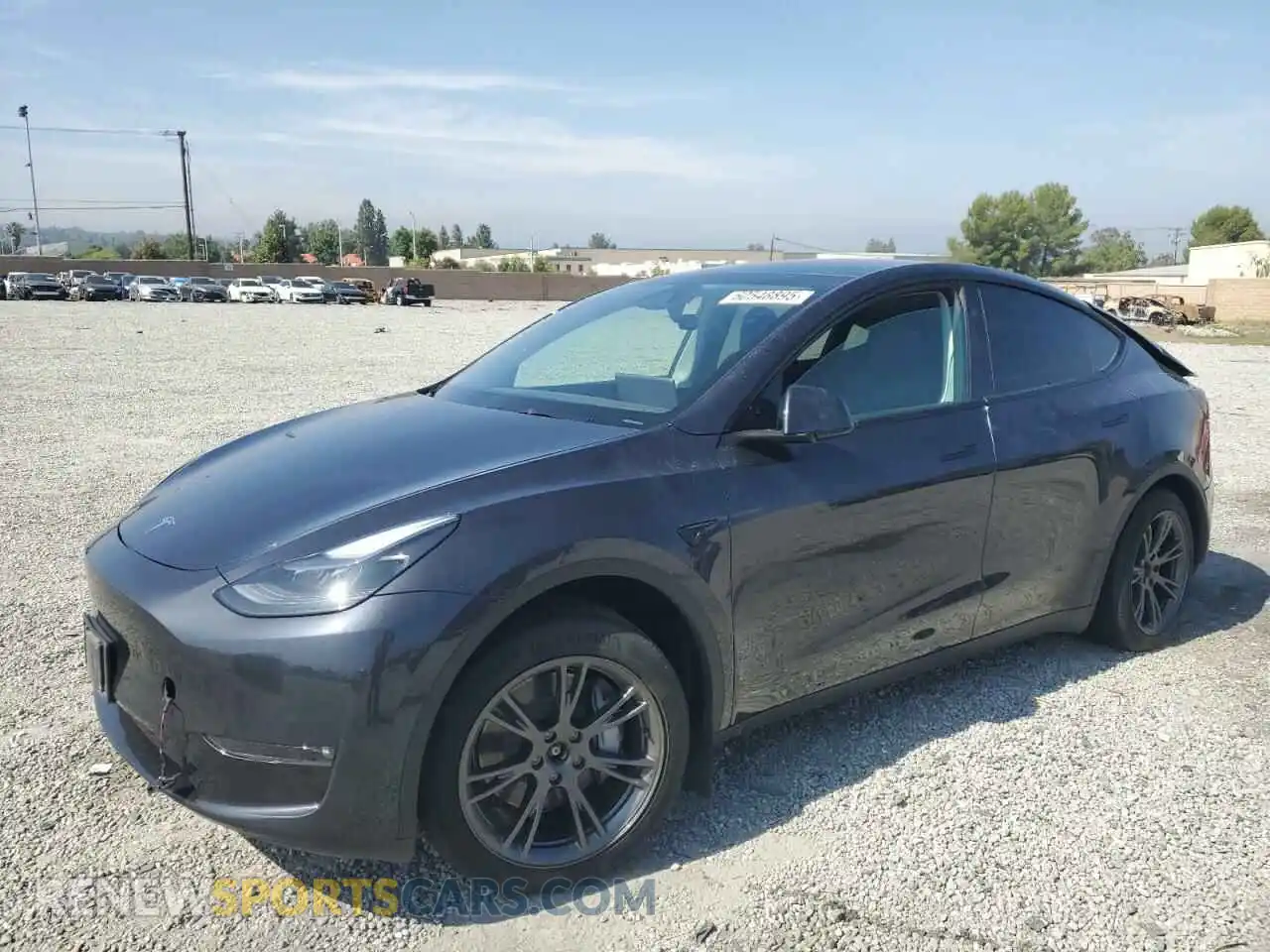1 Photograph of a damaged car 7SAYGDEE3RF121102 TESLA MODEL Y 2024
