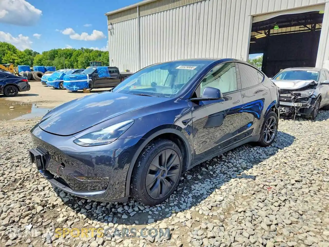 1 Фотография поврежденного автомобиля 7SAYGDEE3RF150972 TESLA MODEL Y 2024