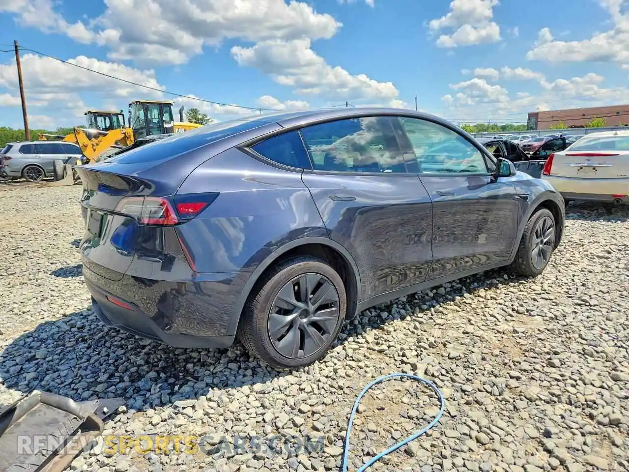 3 Фотография поврежденного автомобиля 7SAYGDEE3RF150972 TESLA MODEL Y 2024