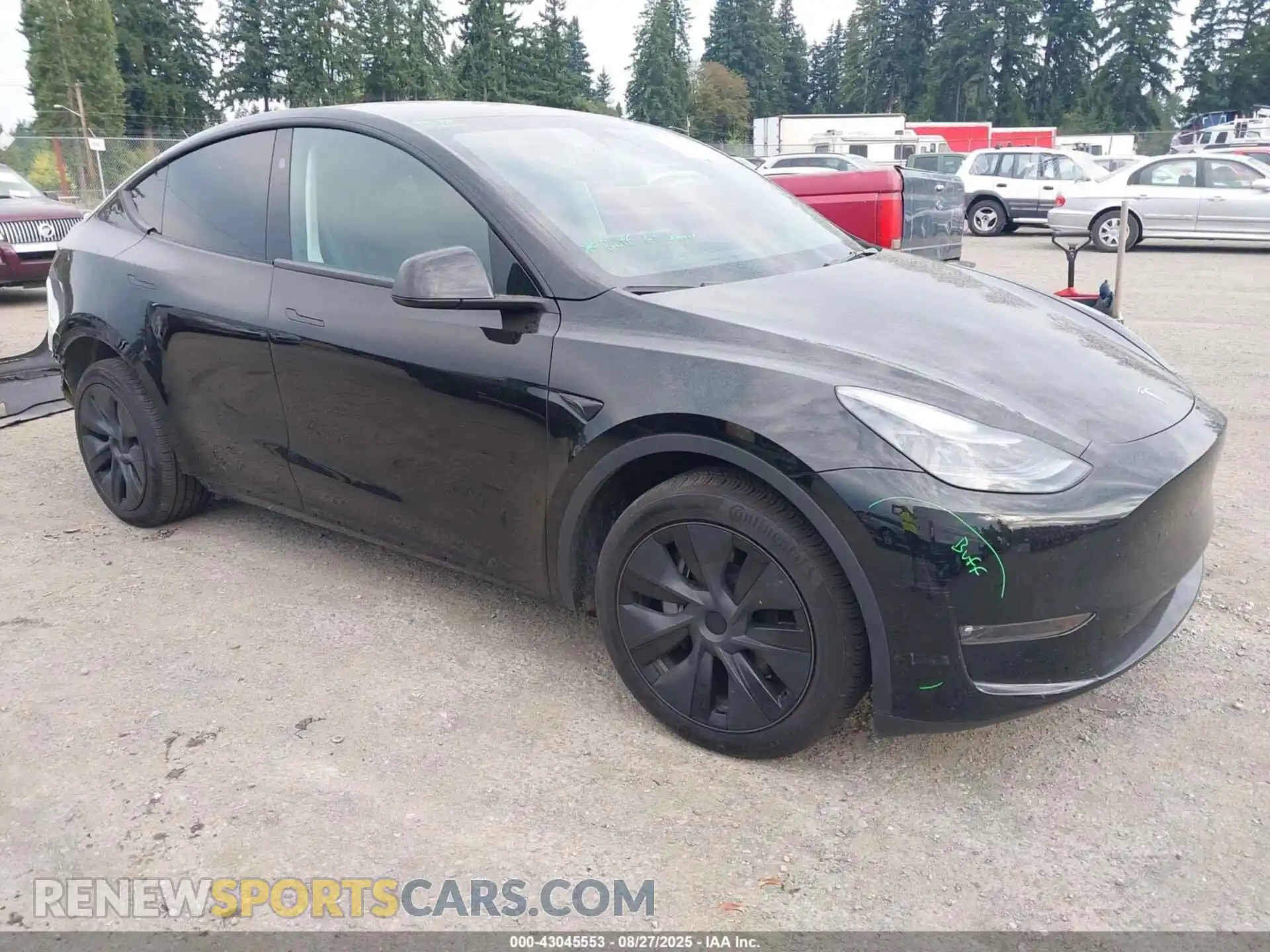 1 Photograph of a damaged car 7SAYGDEE3RF165570 TESLA MODEL Y 2024