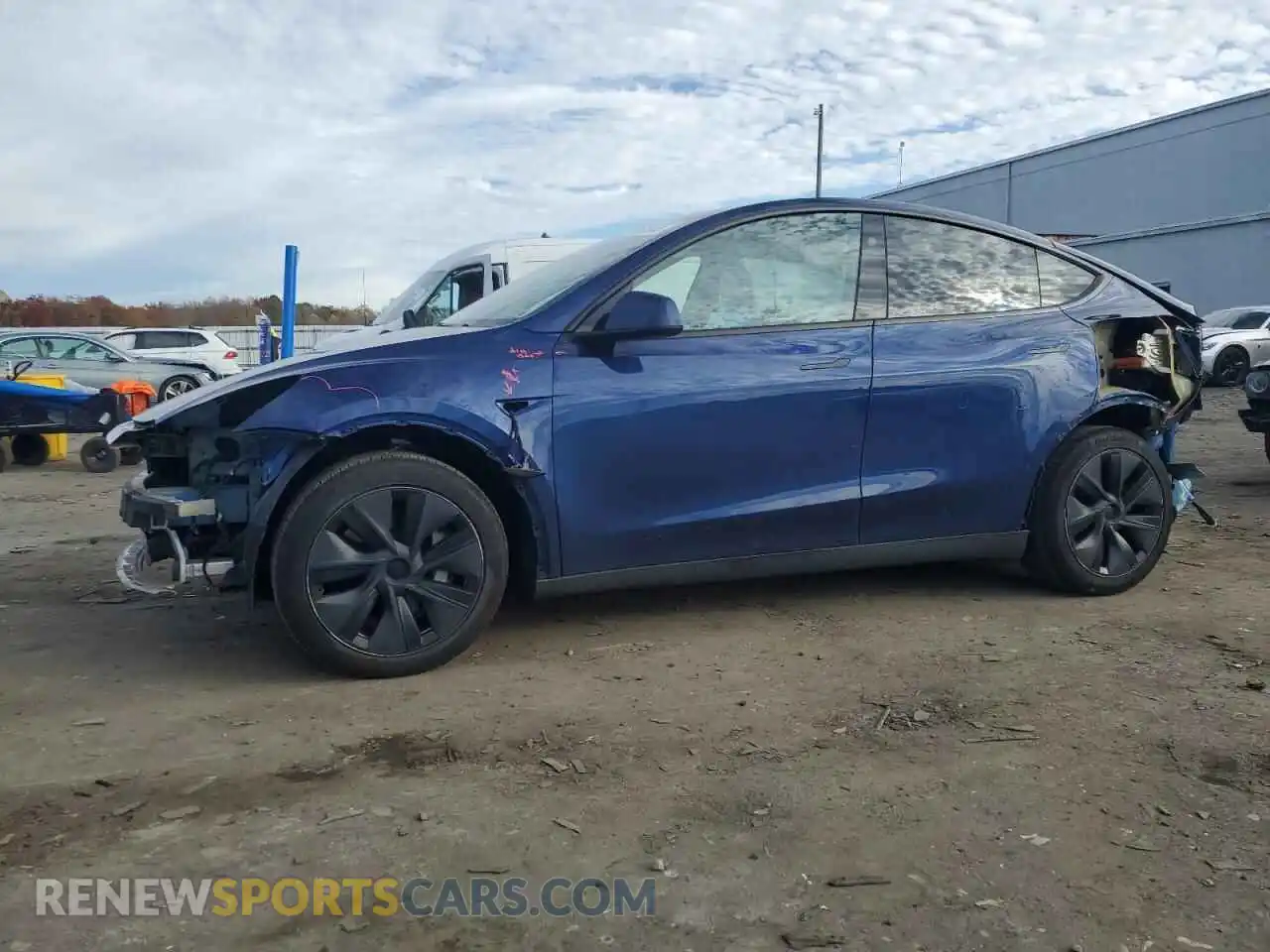 1 Photograph of a damaged car 7SAYGDEE3RF167870 TESLA MODEL Y 2024