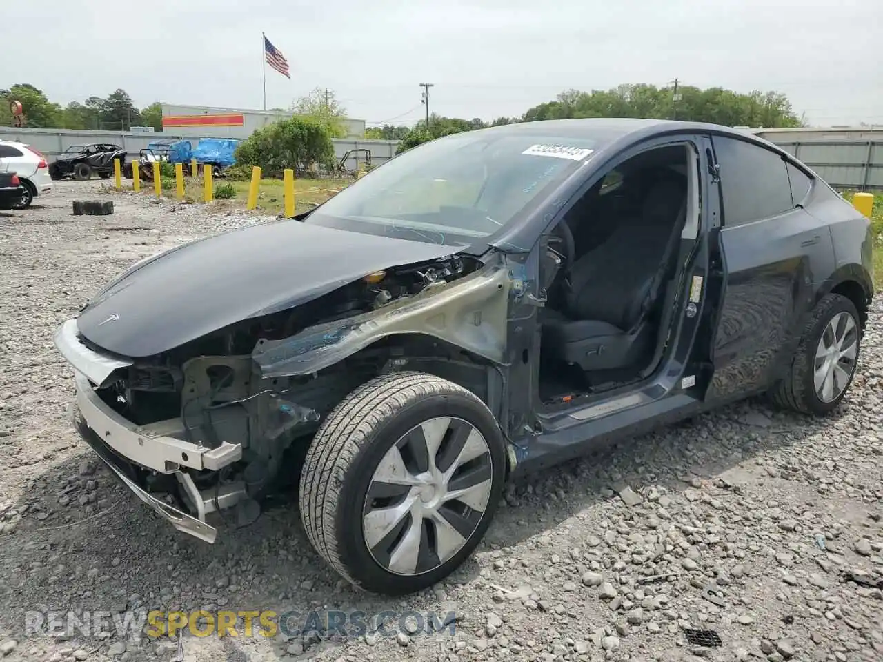 1 Photograph of a damaged car 7SAYGDEE3RF994087 TESLA MODEL Y 2024