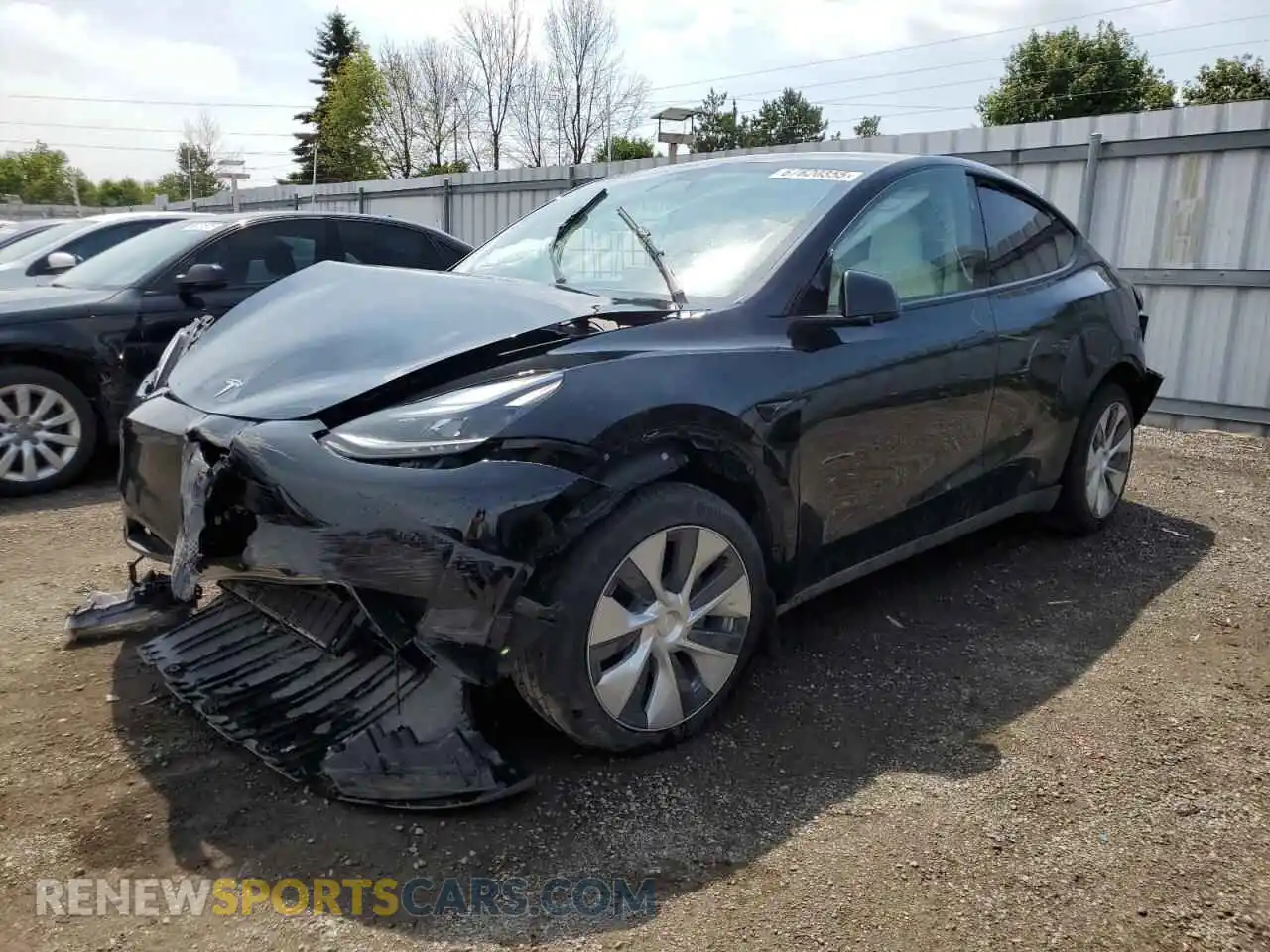 1 Photograph of a damaged car 7SAYGDEE3RF994171 TESLA MODEL Y 2024
