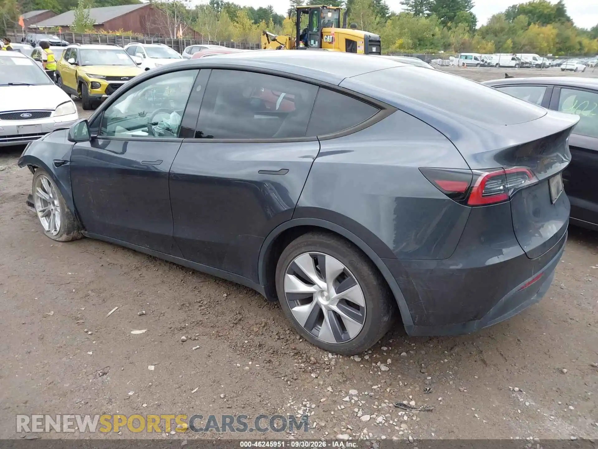 3 fotografías del automóvil dañado 7SAYGDEE4RA226017 TESLA MODEL Y 2024