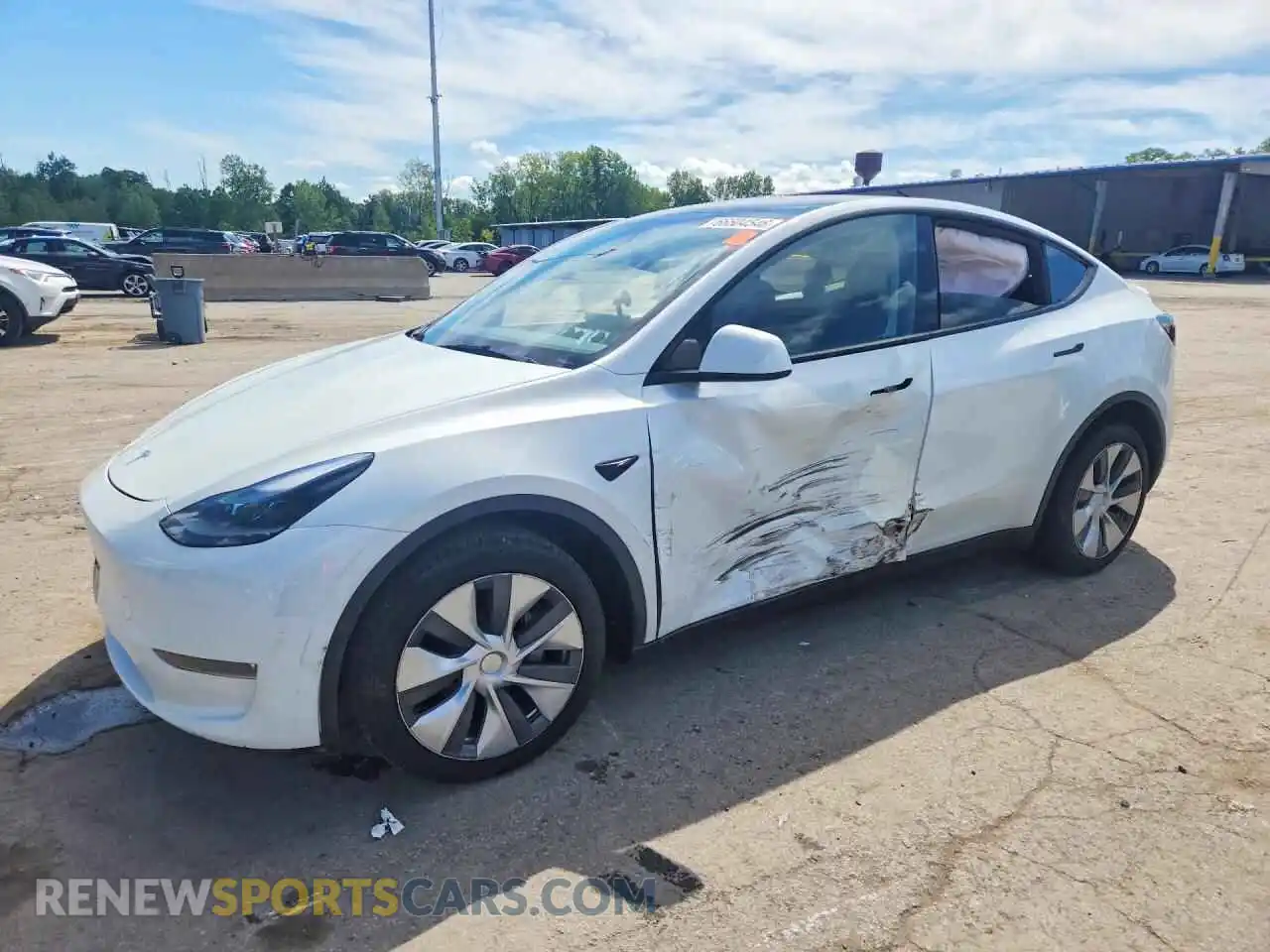 1 Photograph of a damaged car 7SAYGDEE4RA232478 TESLA MODEL Y 2024