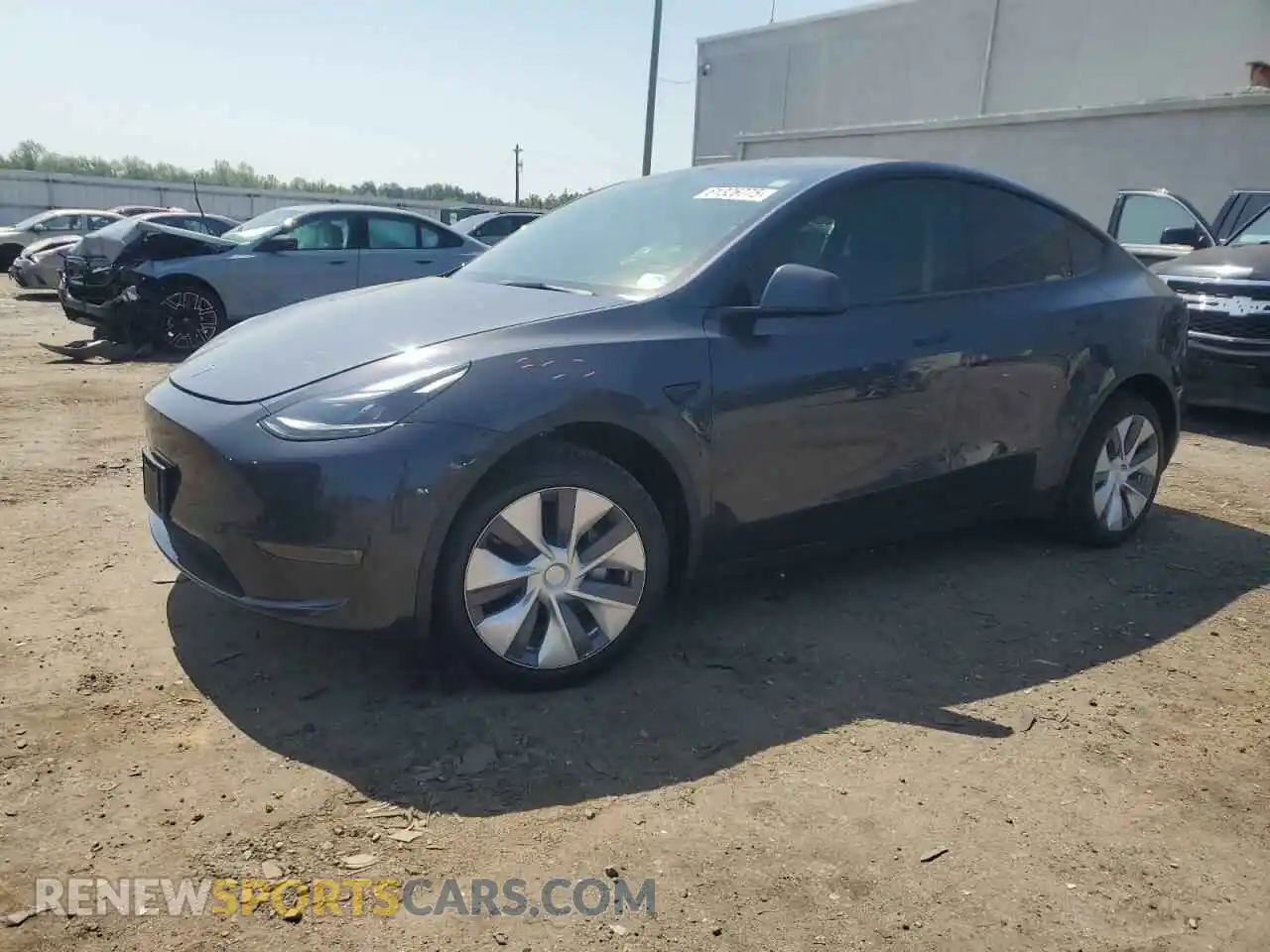1 Photograph of a damaged car 7SAYGDEE4RA235428 TESLA MODEL Y 2024