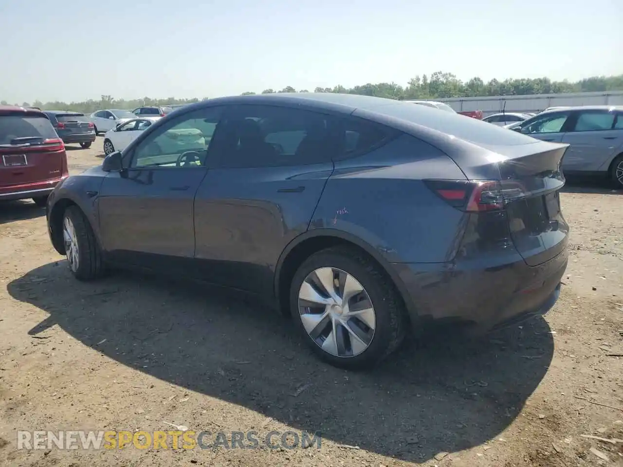 2 Photograph of a damaged car 7SAYGDEE4RA235428 TESLA MODEL Y 2024