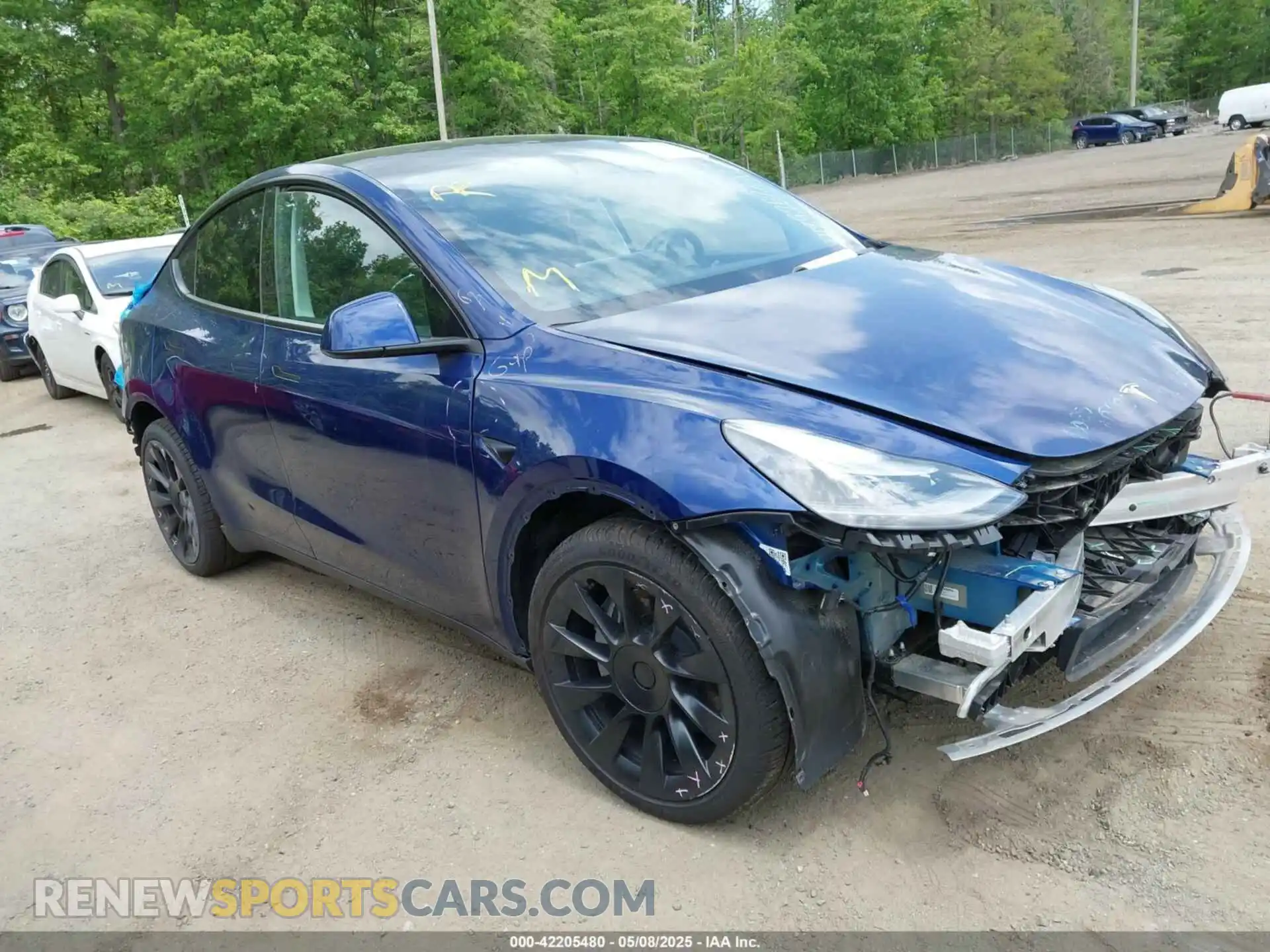1 Photograph of a damaged car 7SAYGDEE4RA247532 TESLA MODEL Y 2024
