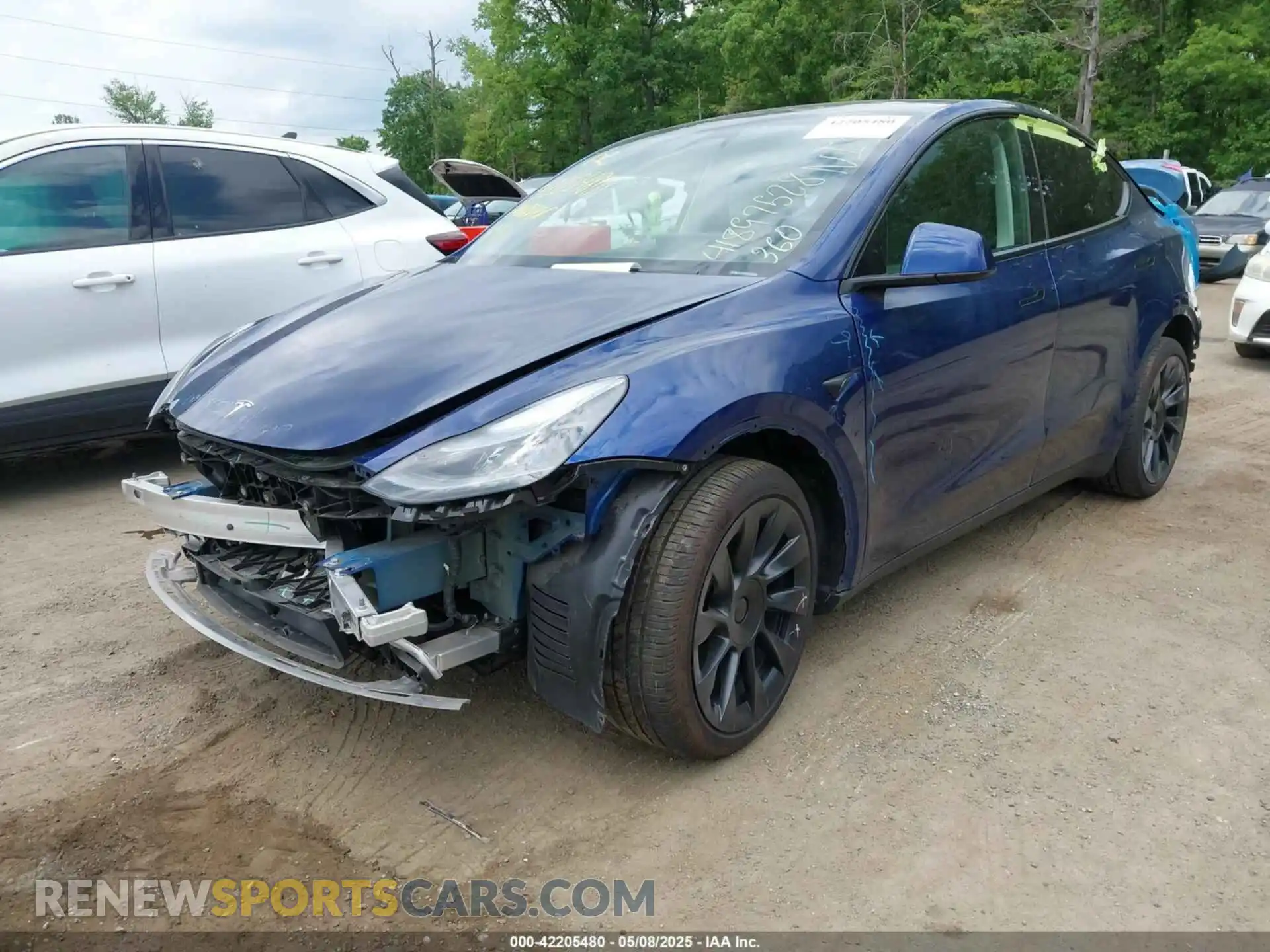 2 Photograph of a damaged car 7SAYGDEE4RA247532 TESLA MODEL Y 2024