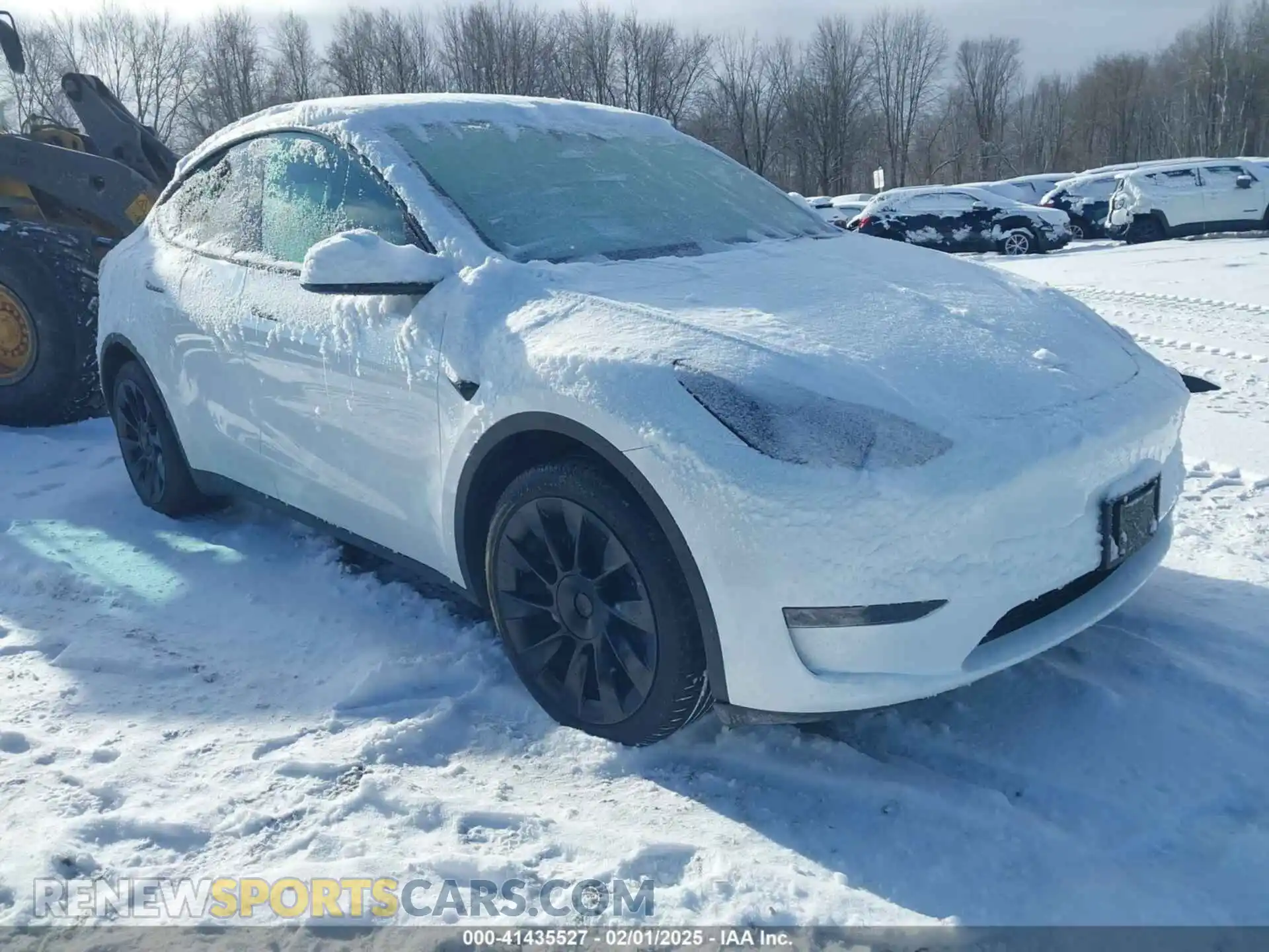 1 Photograph of a damaged car 7SAYGDEE4RA261057 TESLA MODEL Y 2024