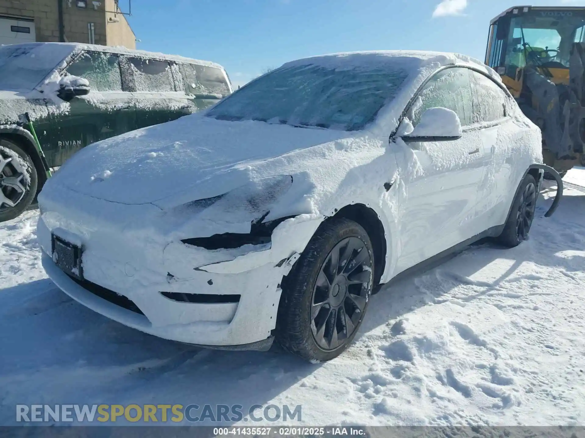 2 Photograph of a damaged car 7SAYGDEE4RA261057 TESLA MODEL Y 2024