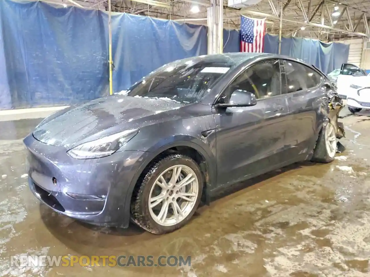 1 Photograph of a damaged car 7SAYGDEE4RA270289 TESLA MODEL Y 2024
