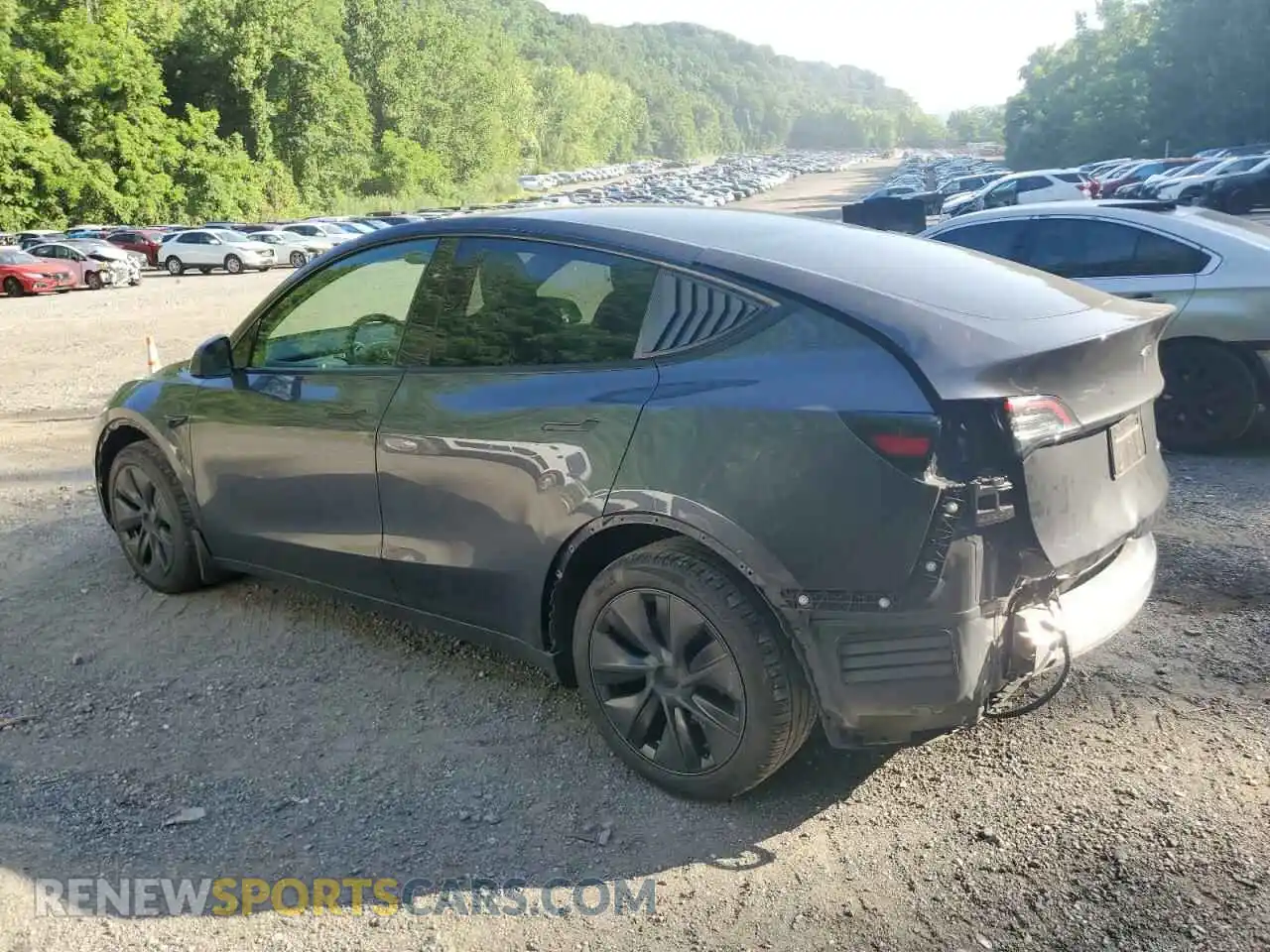 2 Photograph of a damaged car 7SAYGDEE4RA299503 TESLA MODEL Y 2024