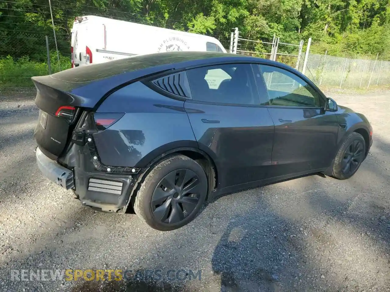 3 Photograph of a damaged car 7SAYGDEE4RA299503 TESLA MODEL Y 2024