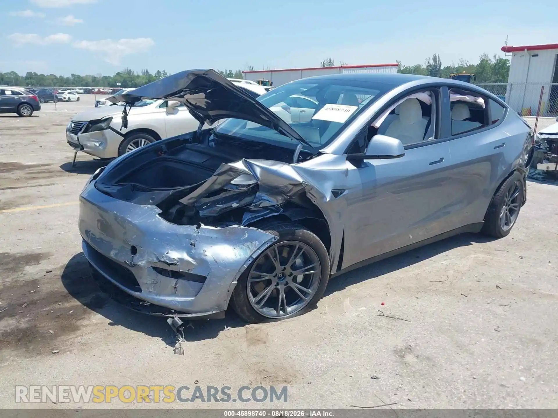 2 Photograph of a damaged car 7SAYGDEE4RA303226 TESLA MODEL Y 2024