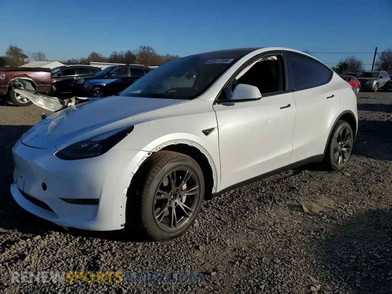 1 Photograph of a damaged car 7SAYGDEE4RA304716 TESLA MODEL Y 2024