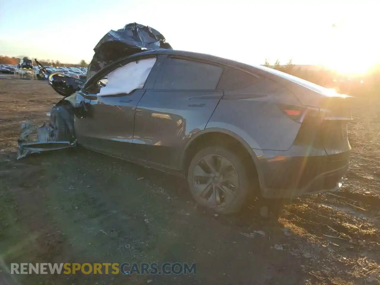 2 Photograph of a damaged car 7SAYGDEE4RA319880 TESLA MODEL Y 2024