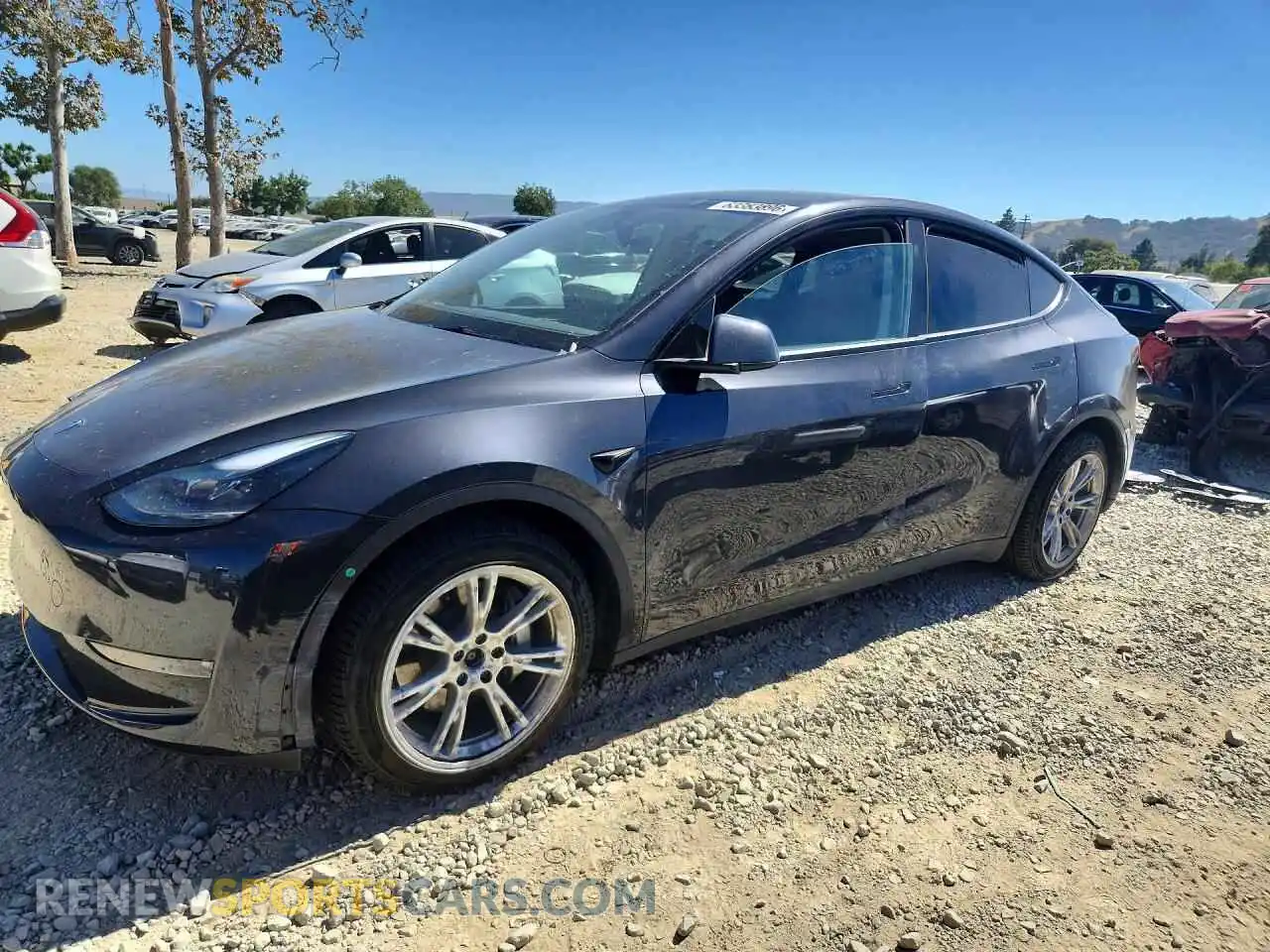 1 Photograph of a damaged car 7SAYGDEE4RF013782 TESLA MODEL Y 2024