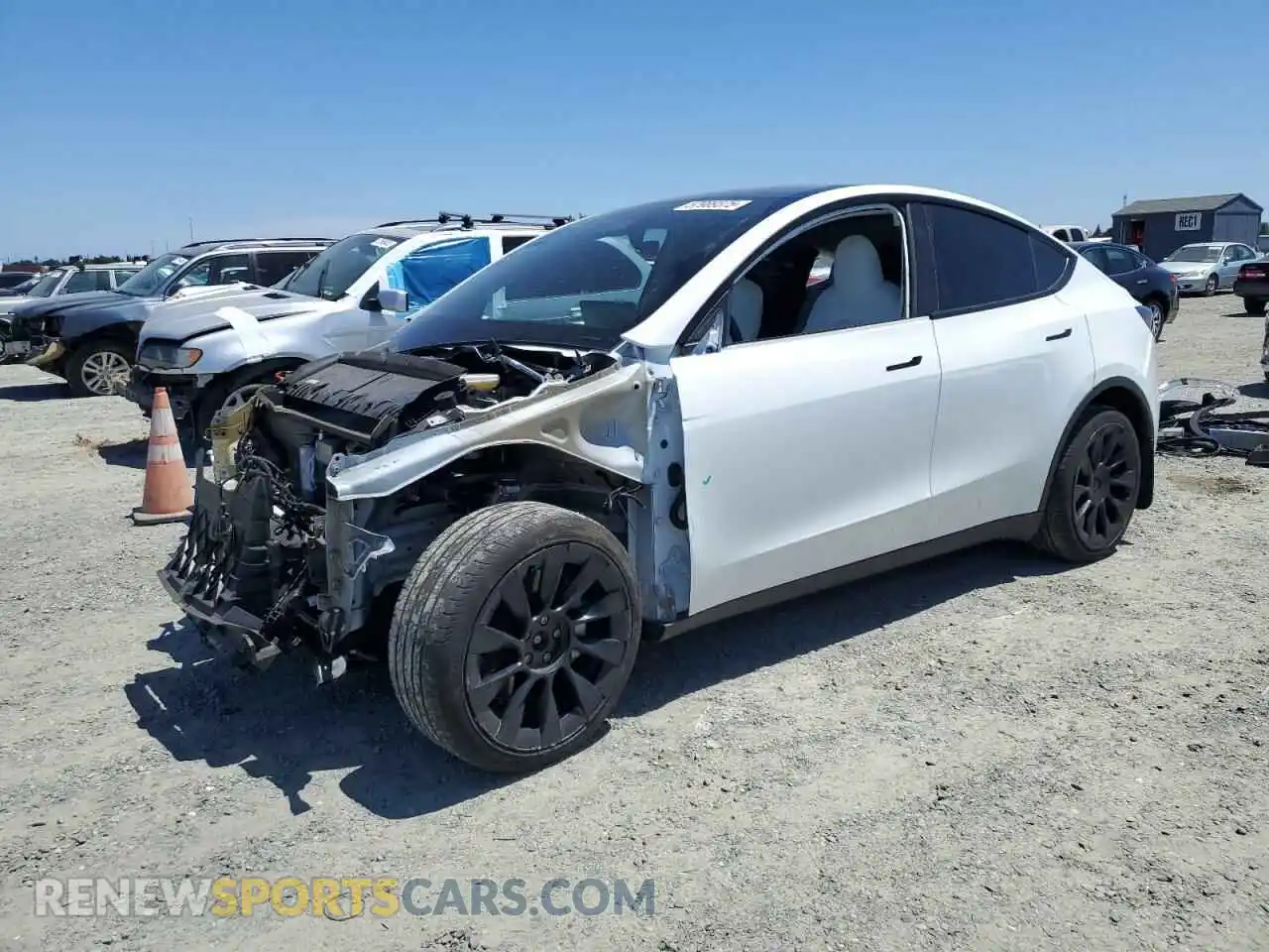 1 Photograph of a damaged car 7SAYGDEE4RF054753 TESLA MODEL Y 2024