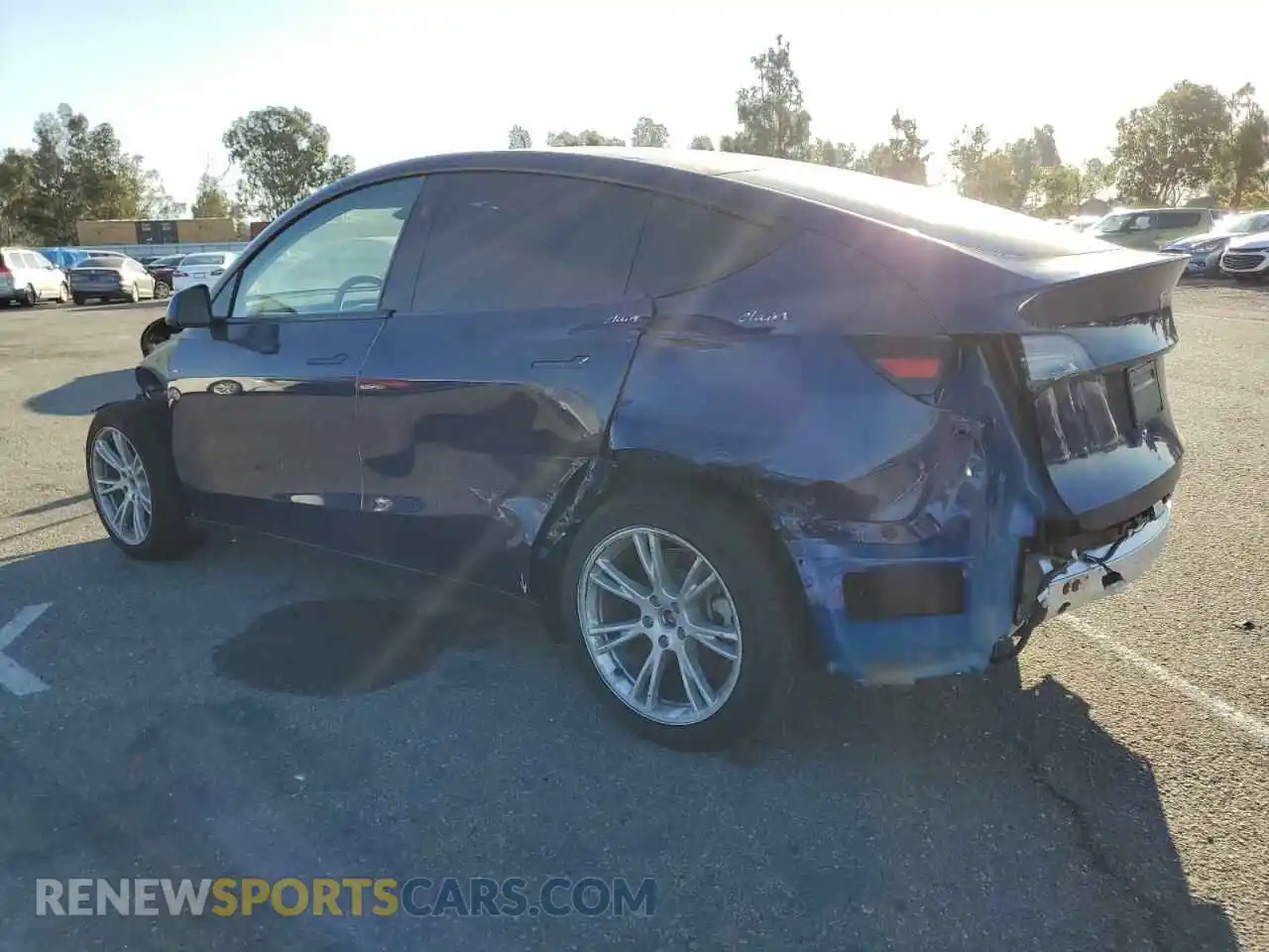 2 Photograph of a damaged car 7SAYGDEE4RF060486 TESLA MODEL Y 2024