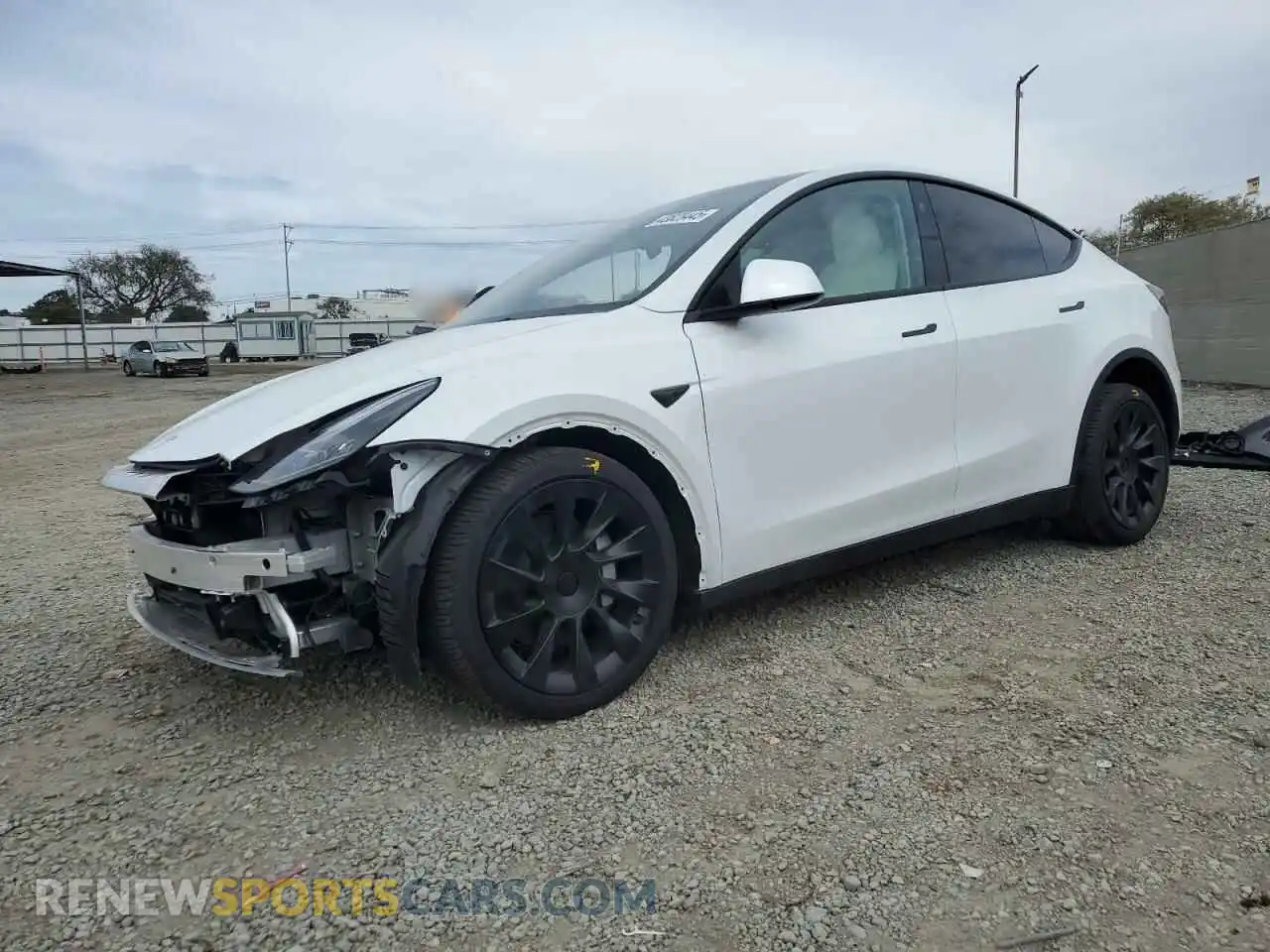 1 Photograph of a damaged car 7SAYGDEE4RF082262 TESLA MODEL Y 2024