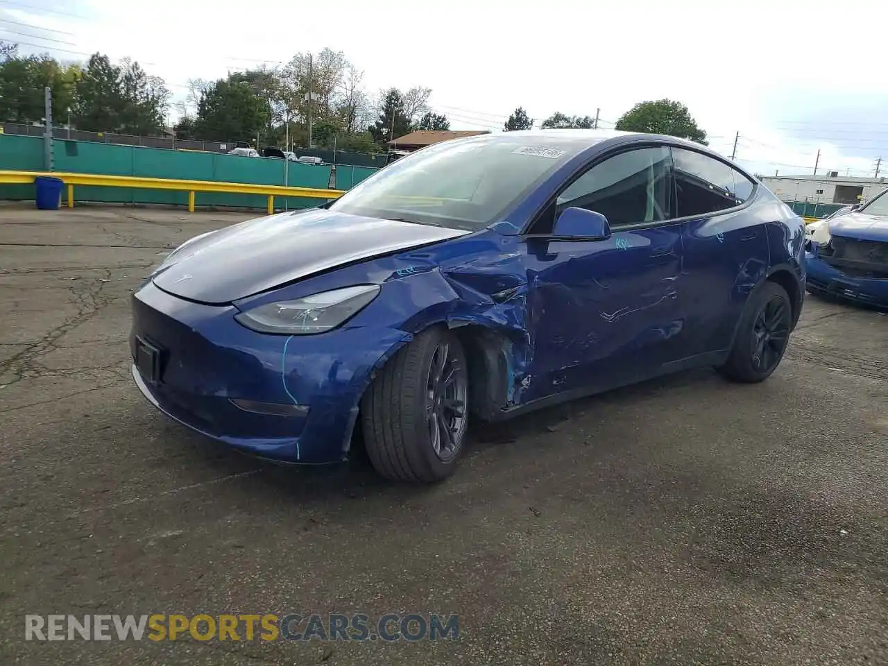 1 Фотография поврежденного автомобиля 7SAYGDEE4RF197878 TESLA MODEL Y 2024