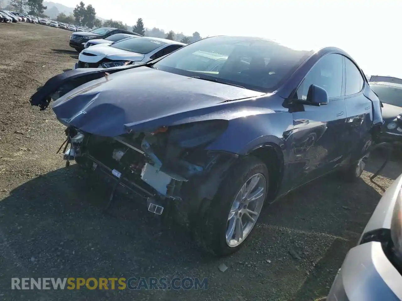 1 Photograph of a damaged car 7SAYGDEE4RF982465 TESLA MODEL Y 2024