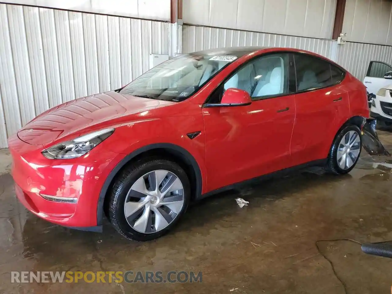 1 Photograph of a damaged car 7SAYGDEE5RA215527 TESLA MODEL Y 2024