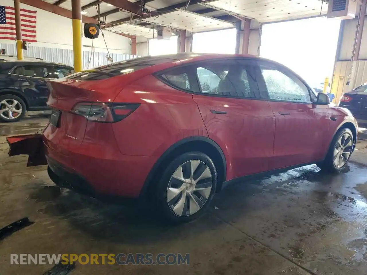 3 Photograph of a damaged car 7SAYGDEE5RA215527 TESLA MODEL Y 2024