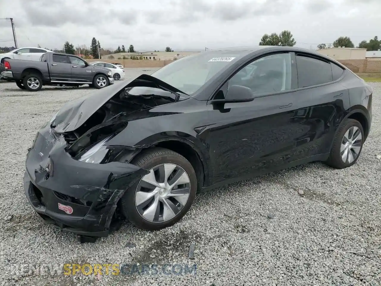 1 Photograph of a damaged car 7SAYGDEE5RA219609 TESLA MODEL Y 2024