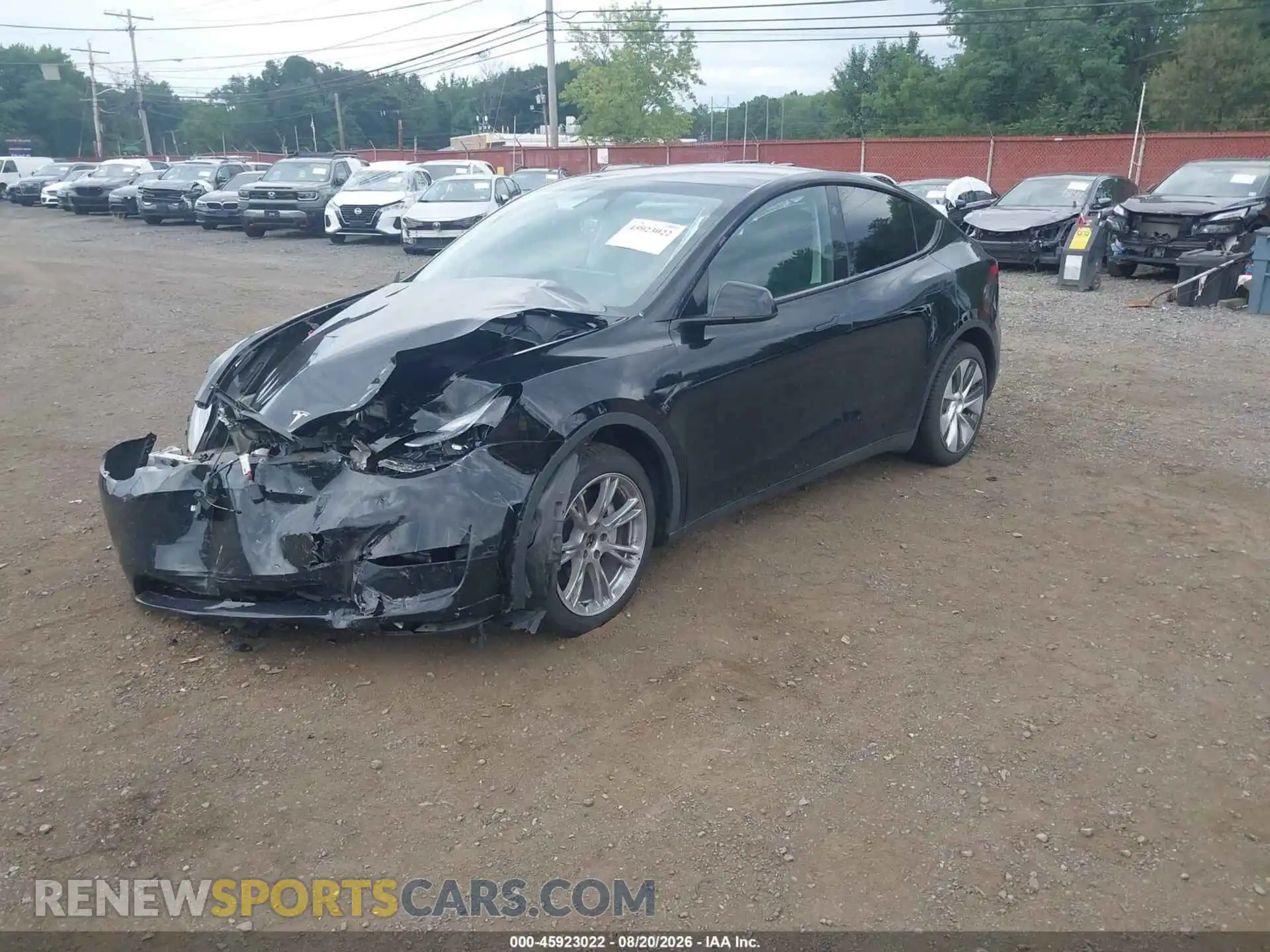 2 Photograph of a damaged car 7SAYGDEE5RA220999 TESLA MODEL Y 2024