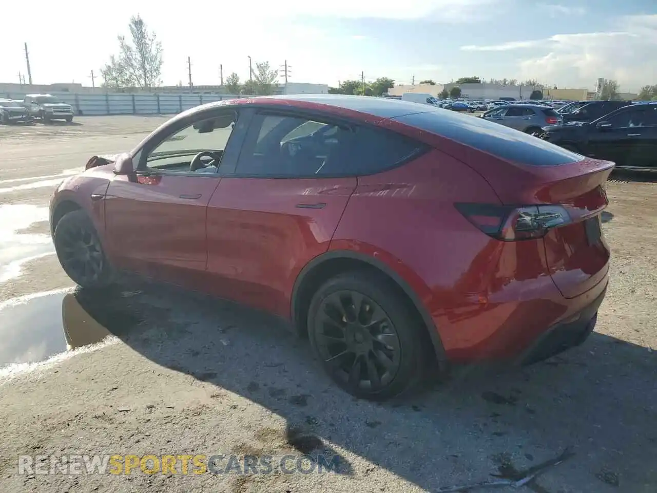 2 Photograph of a damaged car 7SAYGDEE5RA222011 TESLA MODEL Y 2024