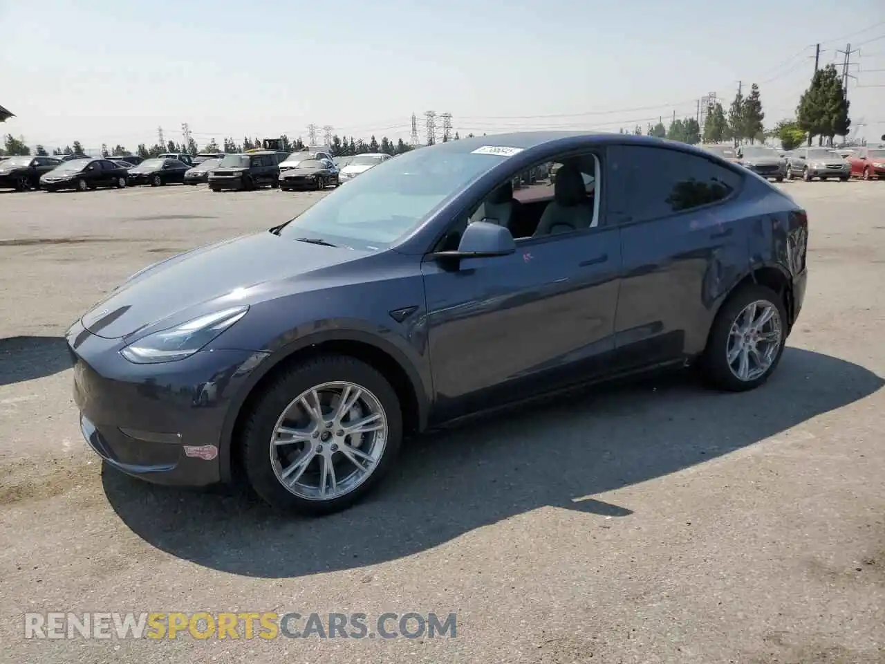 1 Photograph of a damaged car 7SAYGDEE5RA233851 TESLA MODEL Y 2024