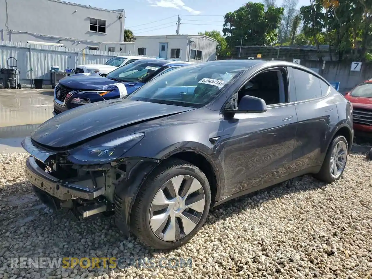 1 Photograph of a damaged car 7SAYGDEE5RA234837 TESLA MODEL Y 2024