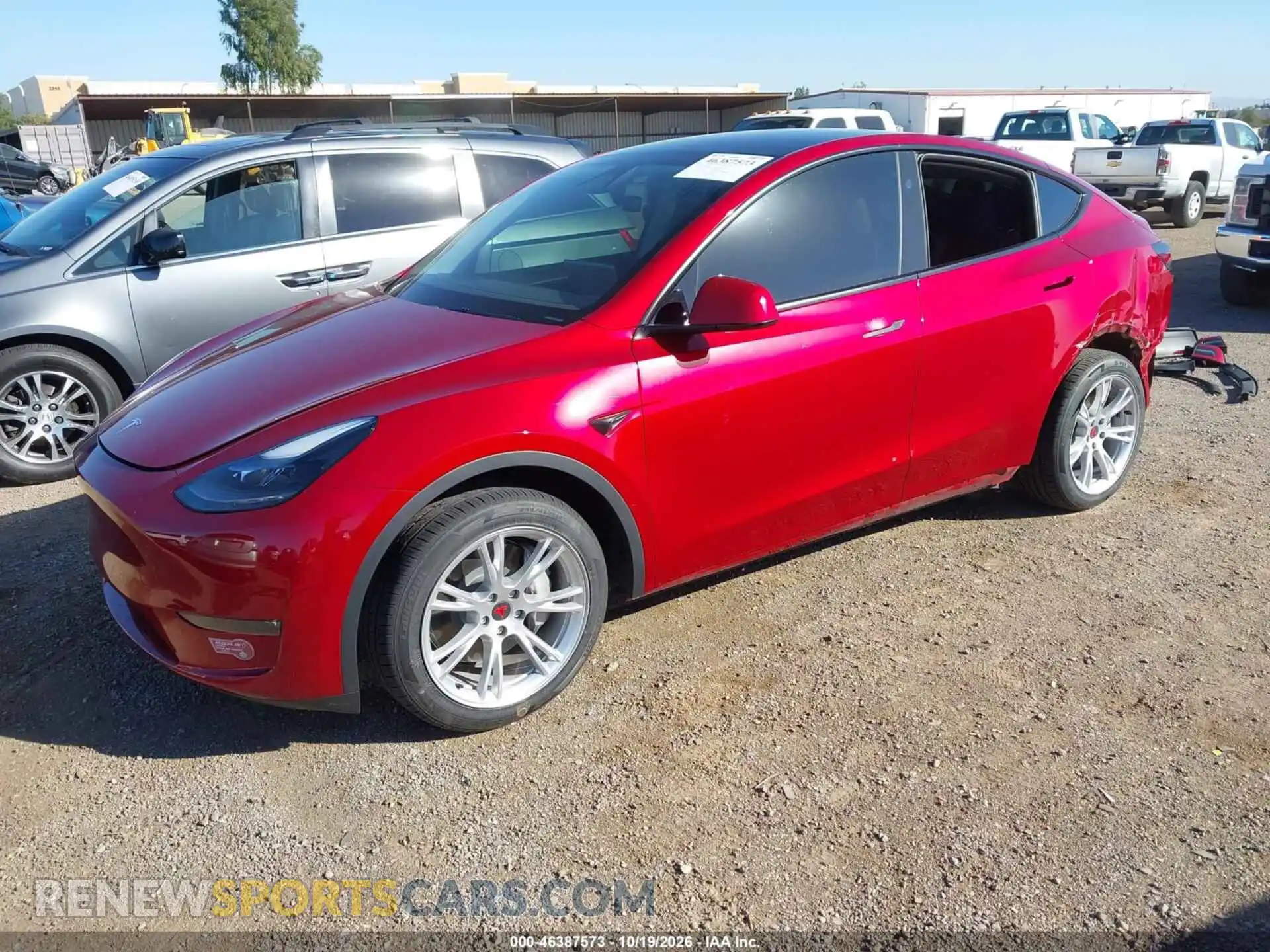 2 Photograph of a damaged car 7SAYGDEE5RA238421 TESLA MODEL Y 2024