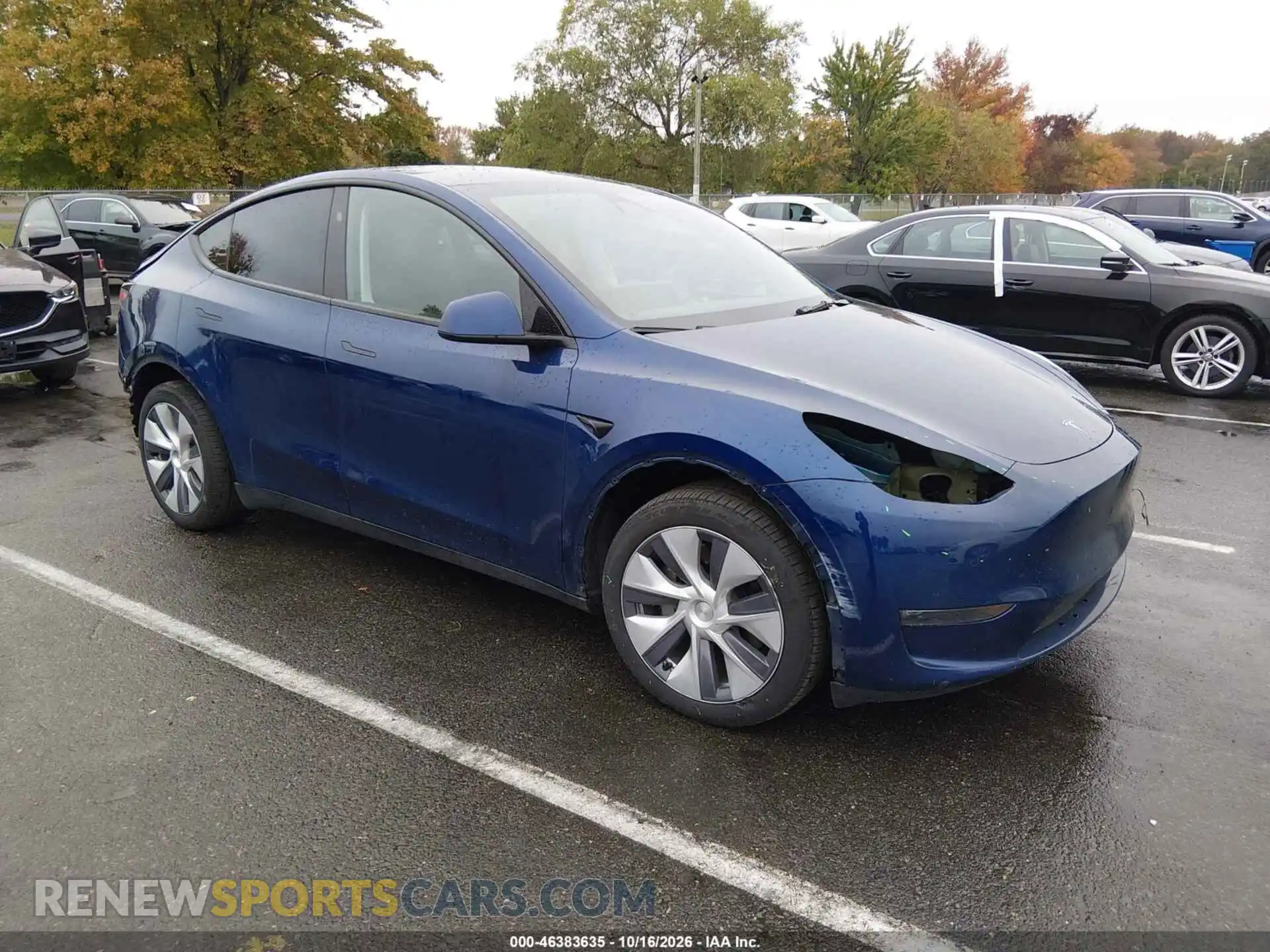 1 Photograph of a damaged car 7SAYGDEE5RA243764 TESLA MODEL Y 2024